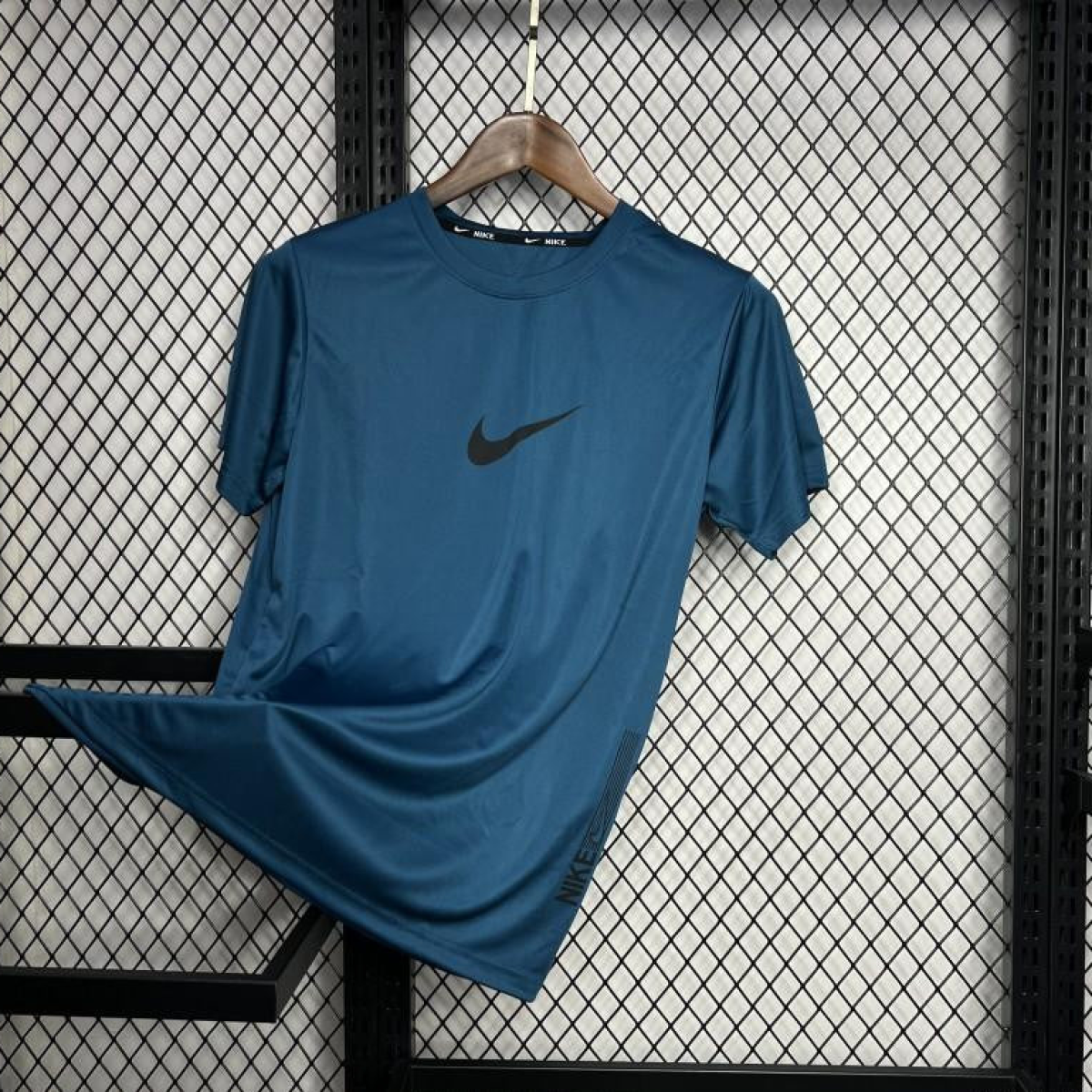2024 Nike Ocean Blue Cotton T-shirt #1032