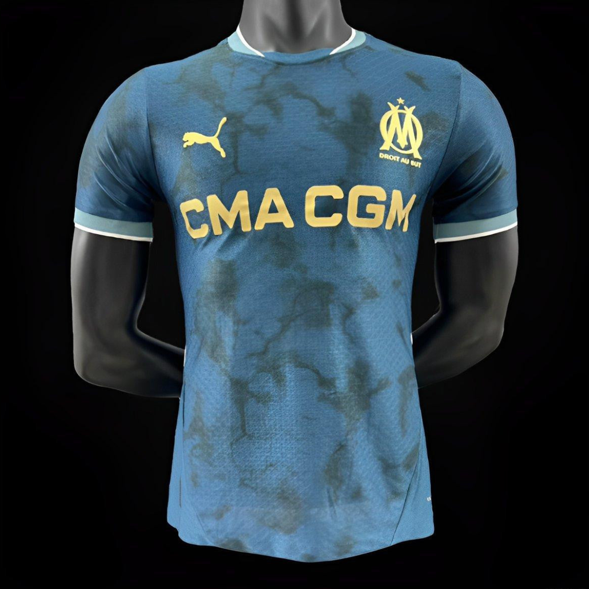 Player Version 24/25 Olympique Marseille Away Navy Jersey