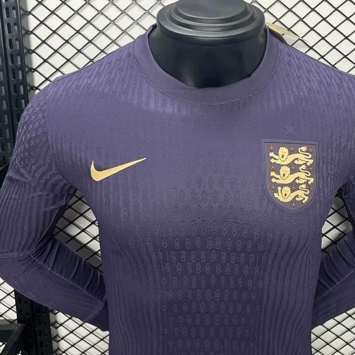 Player Version 2024 England Away Long Sleeve Jersey