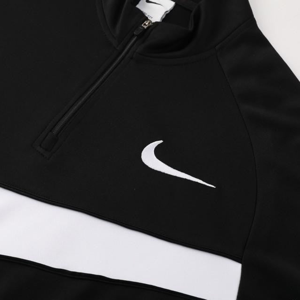 2024 Nike Black/White Half Zipper Jacket+Pants