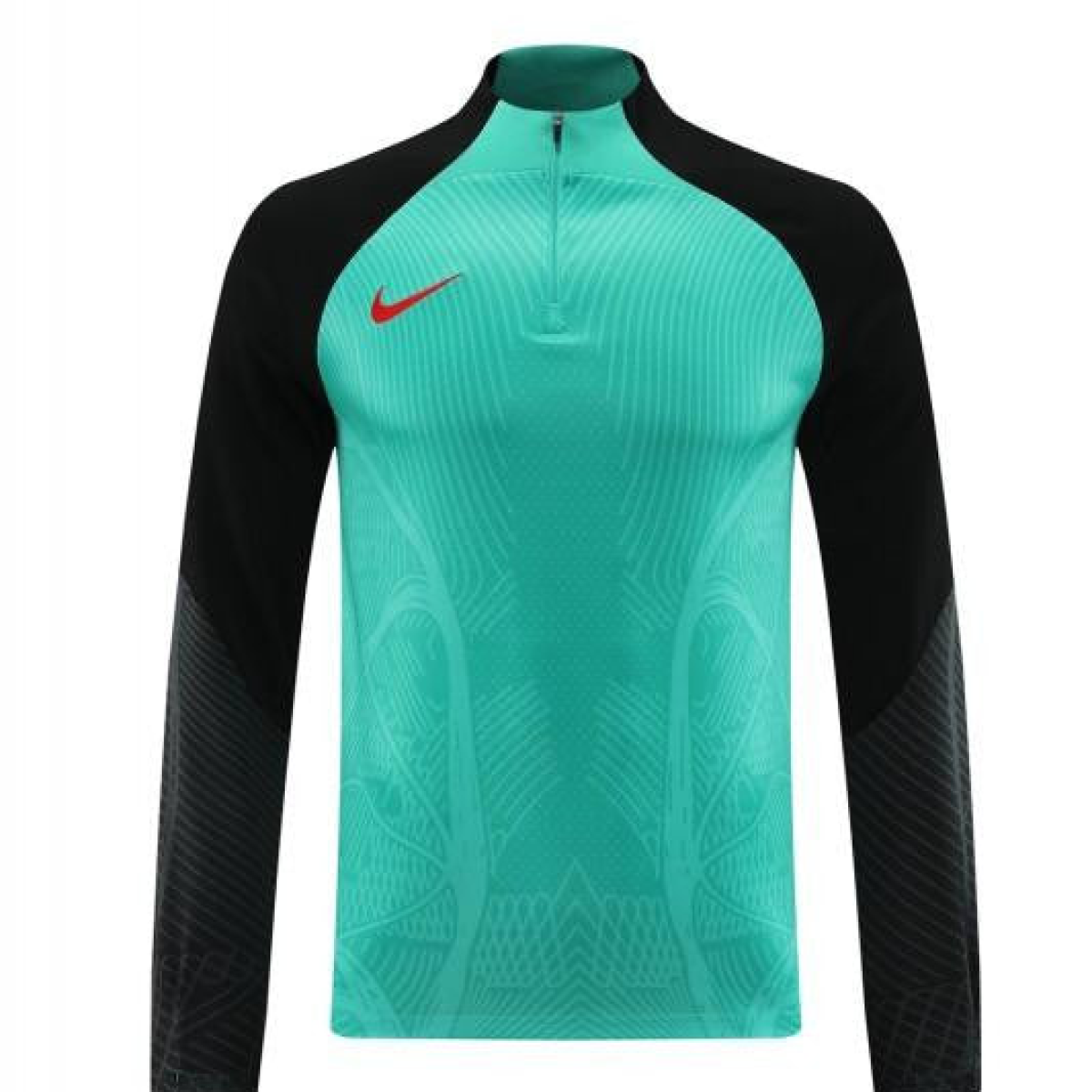 2024 Nike Green/Black Half Zipper Jacket+Pants
