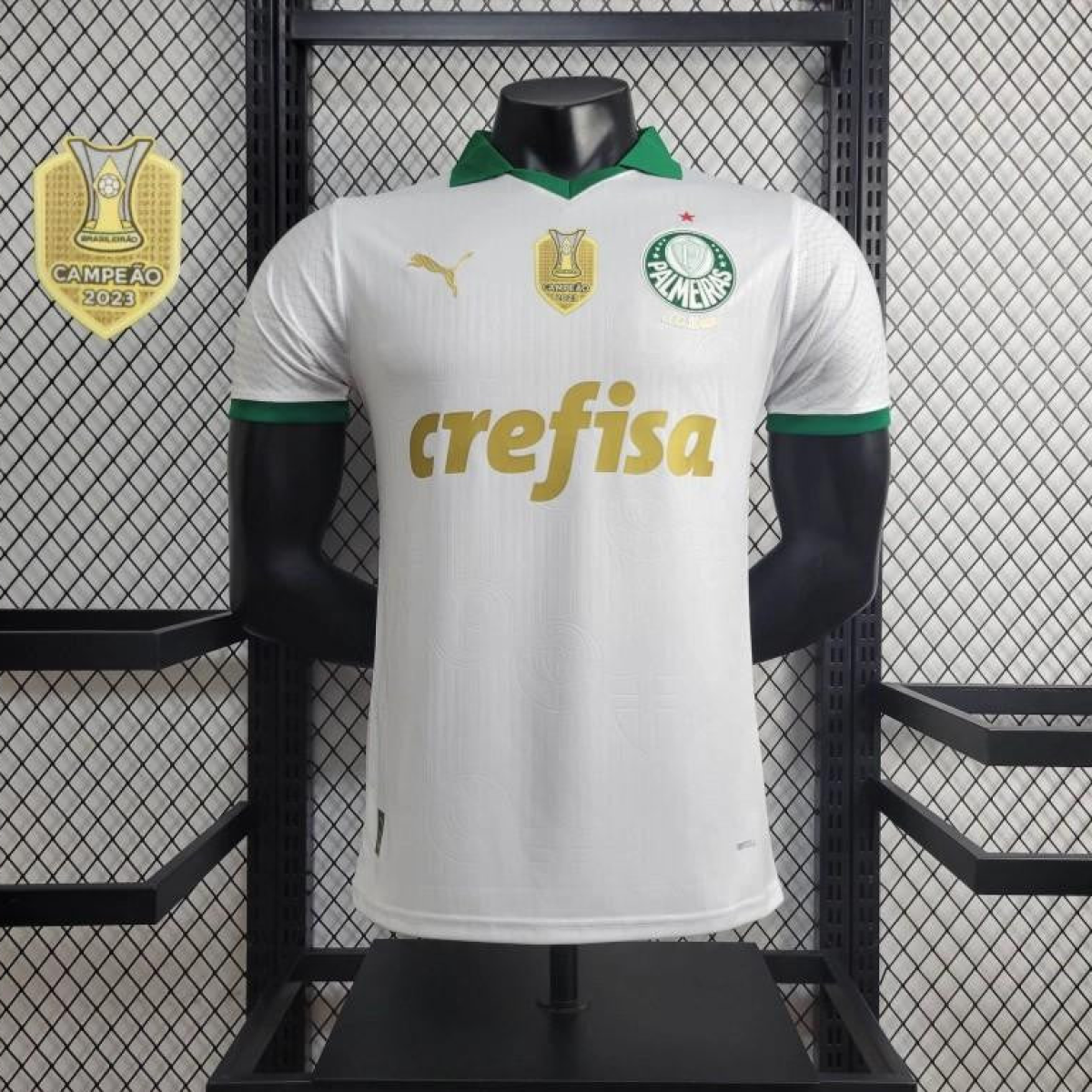 Player Version 24/25 Palmeiras Away Jersey + All Sponsors and Chest Patch