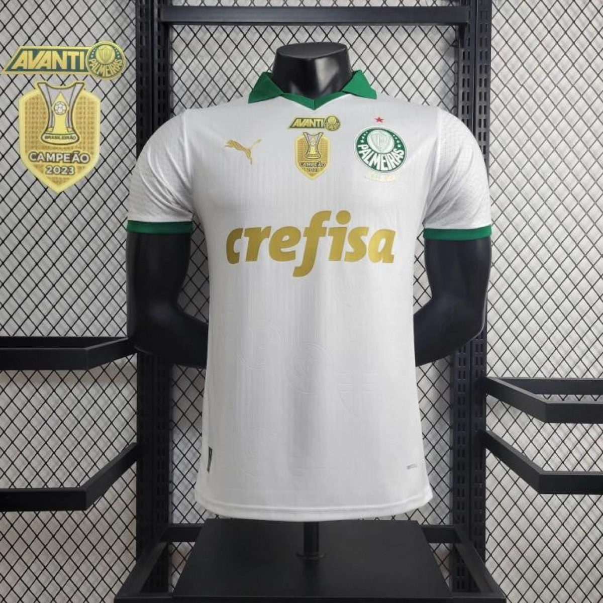 Player Version 24/25 Palmeiras Away Jersey + All Sponsors and Chest Patch