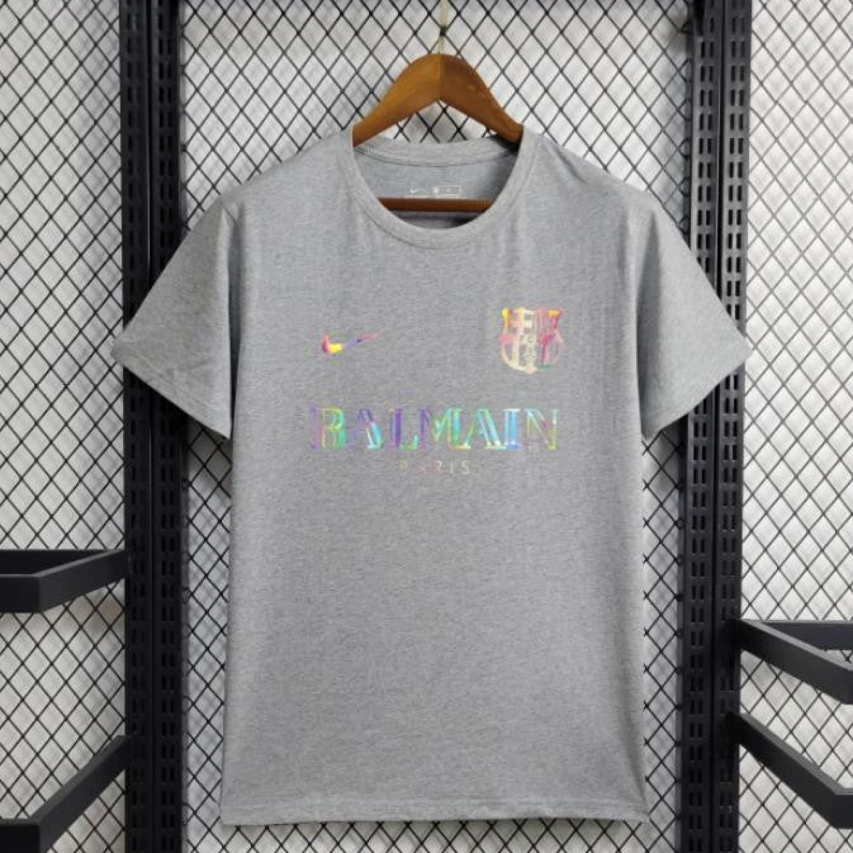 24/25 Barcelona x Balmain Gray Training Jersey