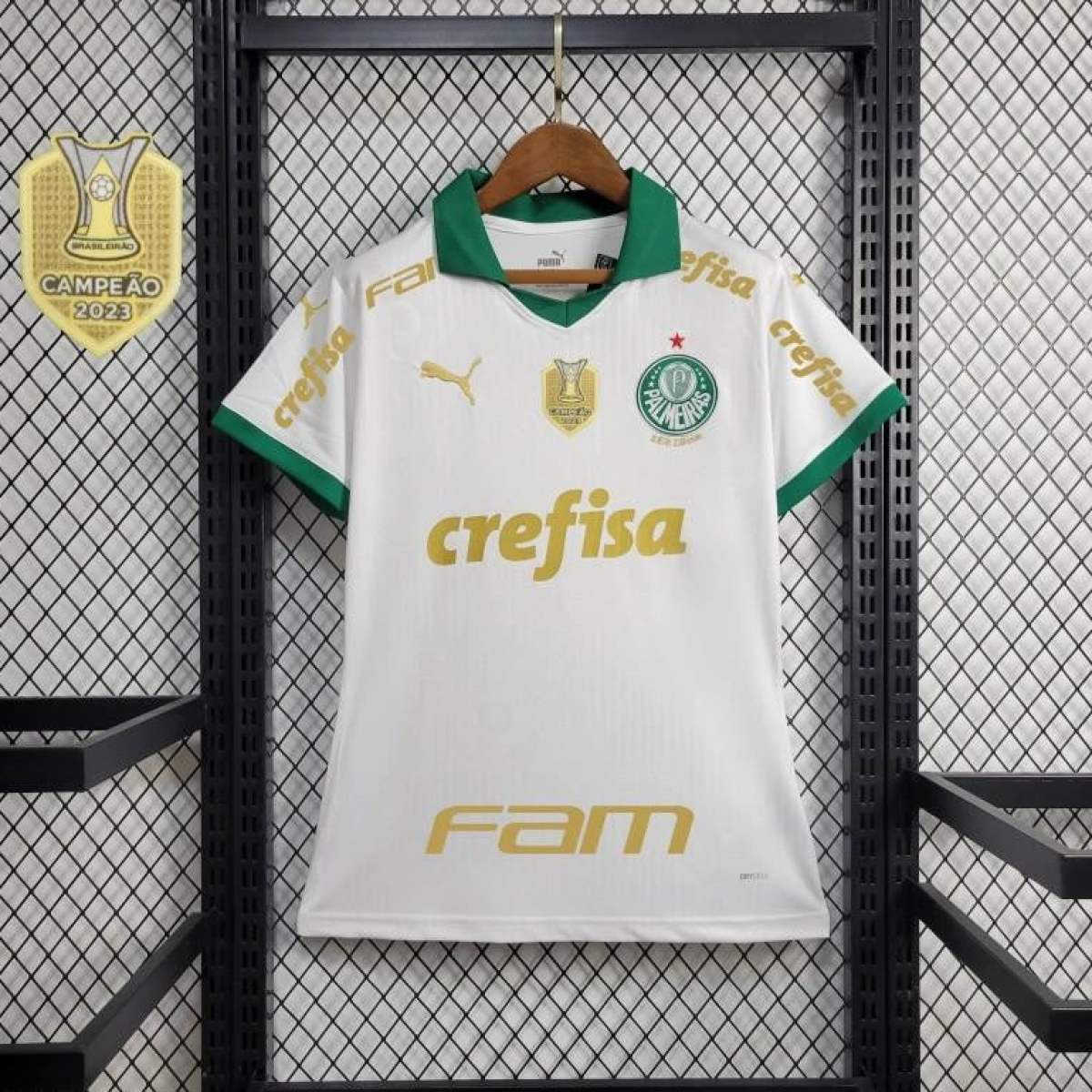 24/25 Women Palmeiras Away White Jersey + All Sponsors