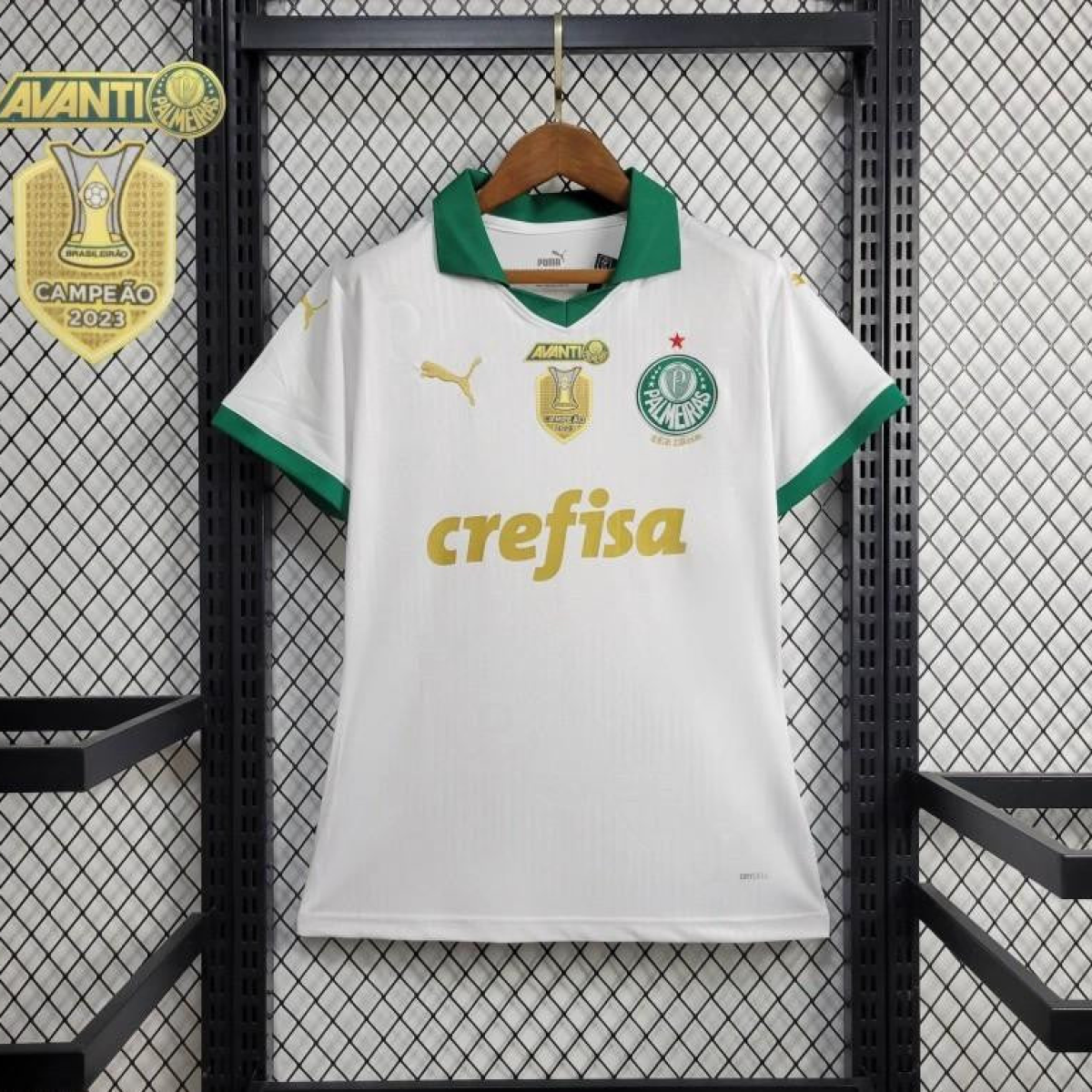 24/25 Women Palmeiras Away White Jersey + All Sponsors