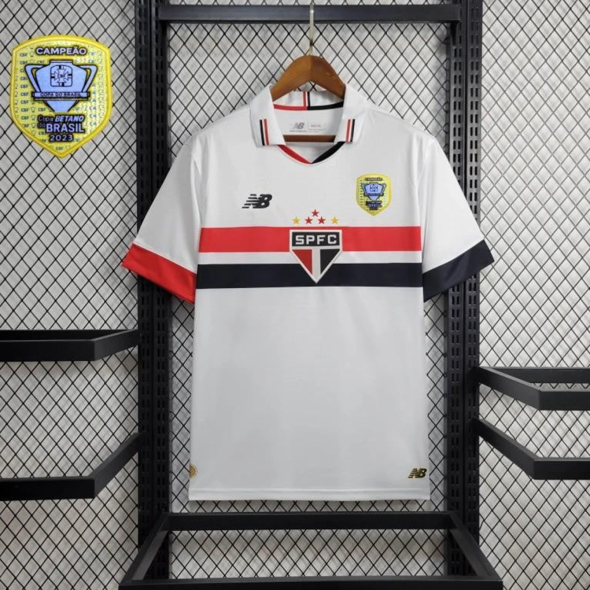 24/25 Sao Paulo Home Jersey + All Sponsors