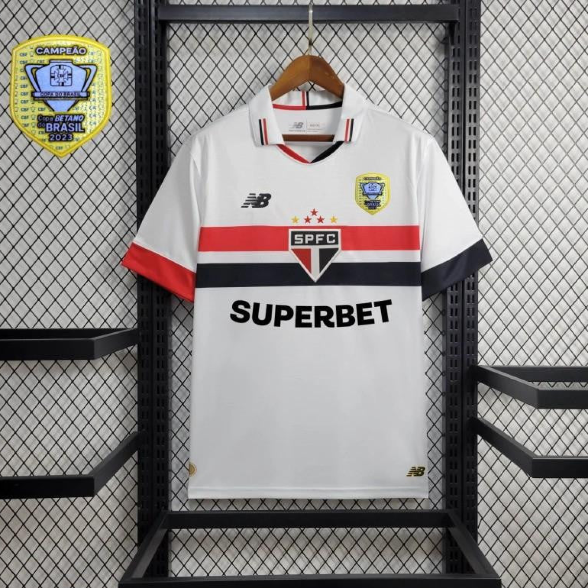 24/25 Sao Paulo Home Jersey + All Sponsors