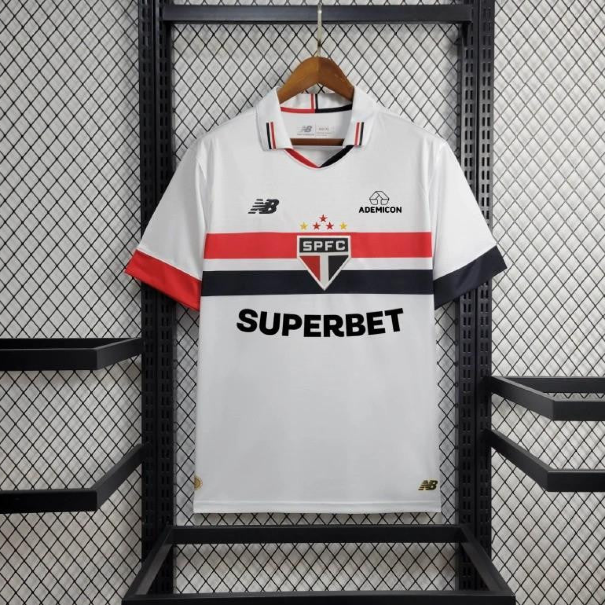 24/25 Sao Paulo Home Jersey + All Sponsors