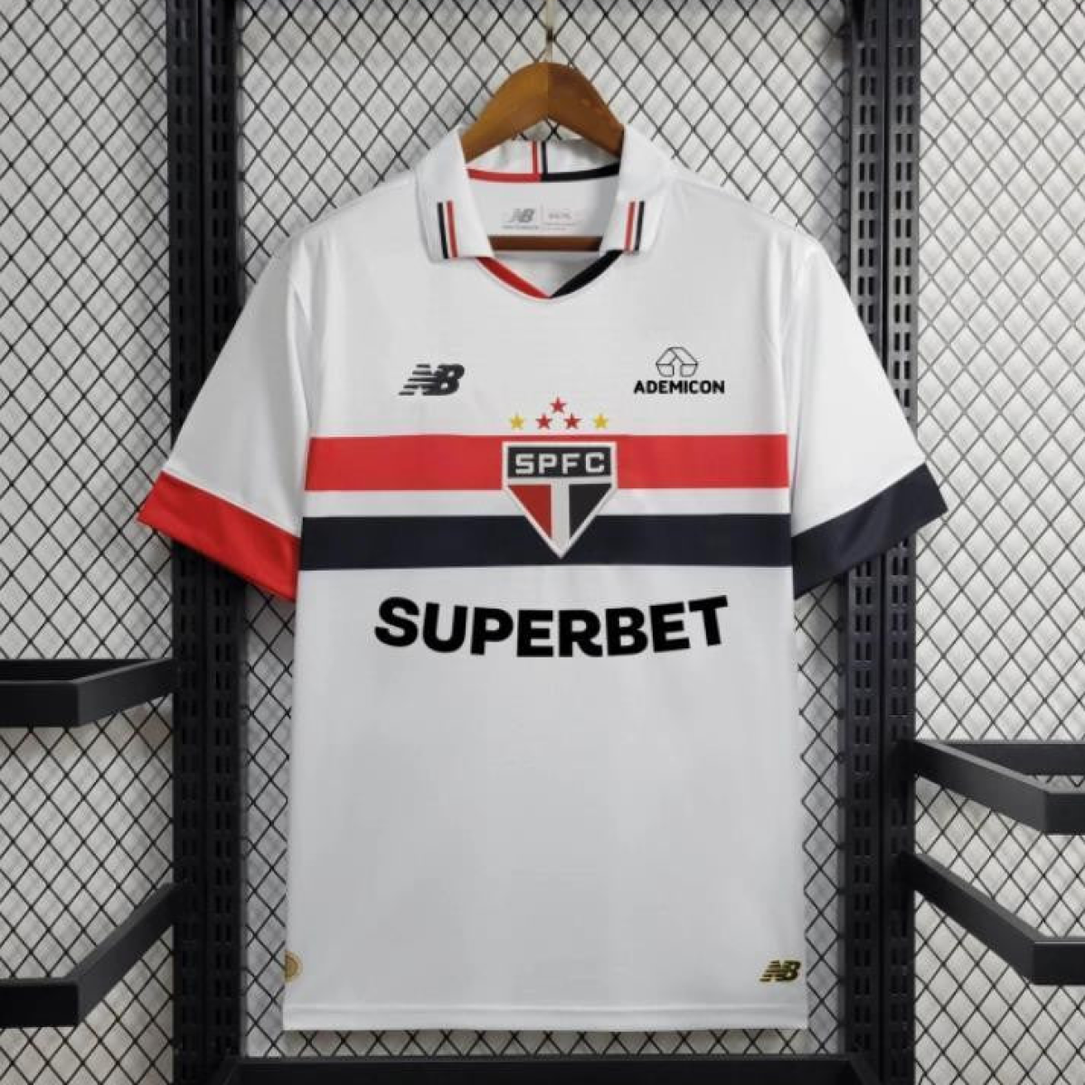 24/25 Sao Paulo Home Jersey + All Sponsors