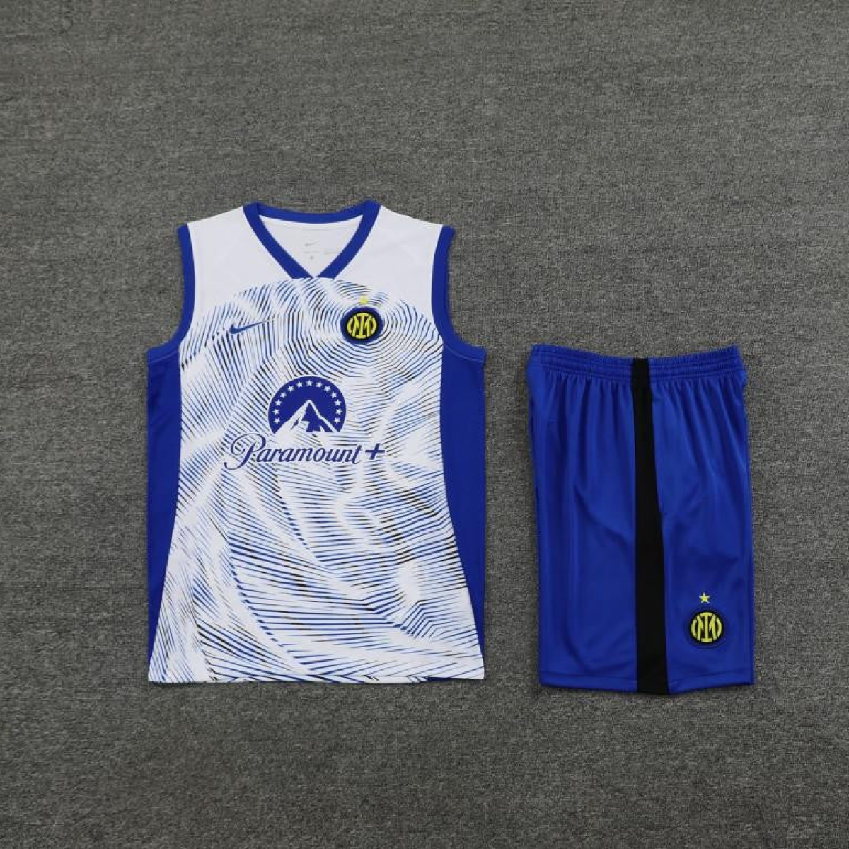 24/25 Inter Milan White Vest Jeresy+Shorts