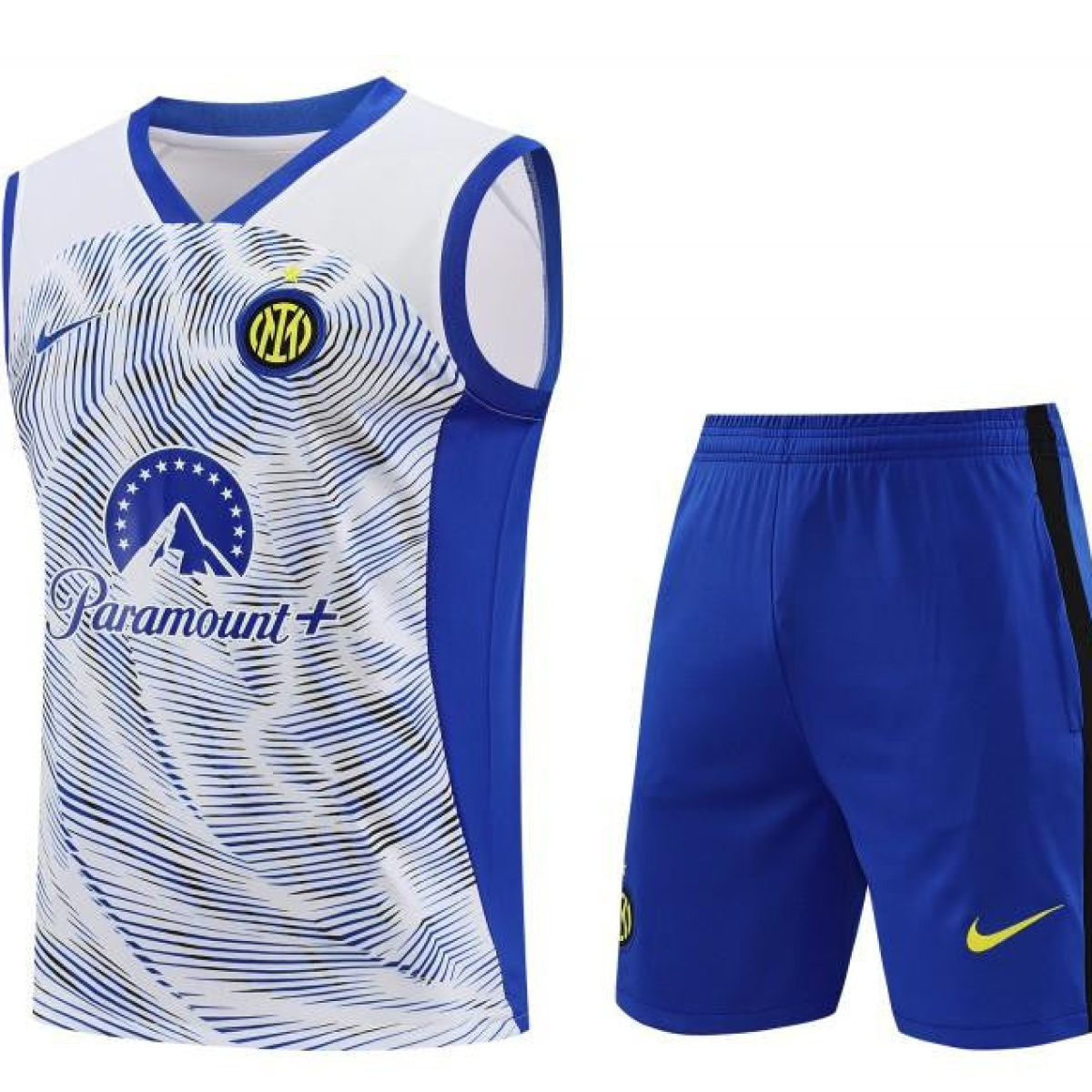 24/25 Inter Milan White Vest Jeresy+Shorts