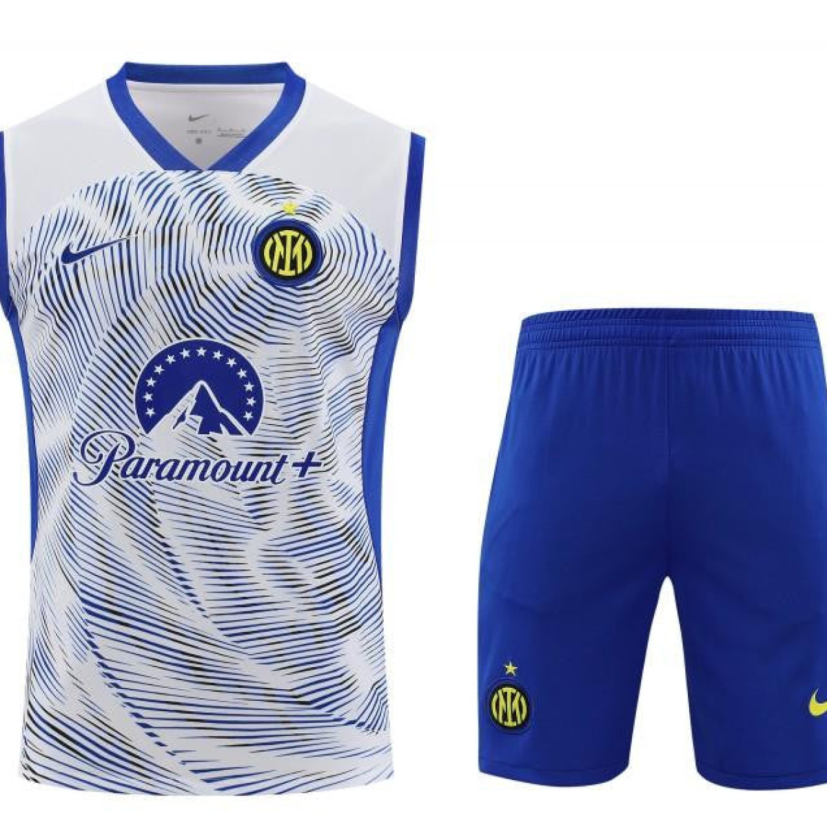 24/25 Inter Milan White Vest Jeresy+Shorts