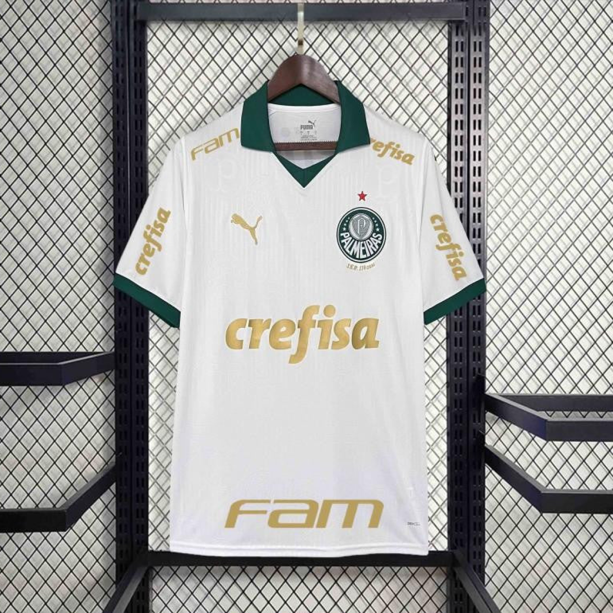 24/25 All Sponsor Palmeiras Away White Jersey With All Sponsor