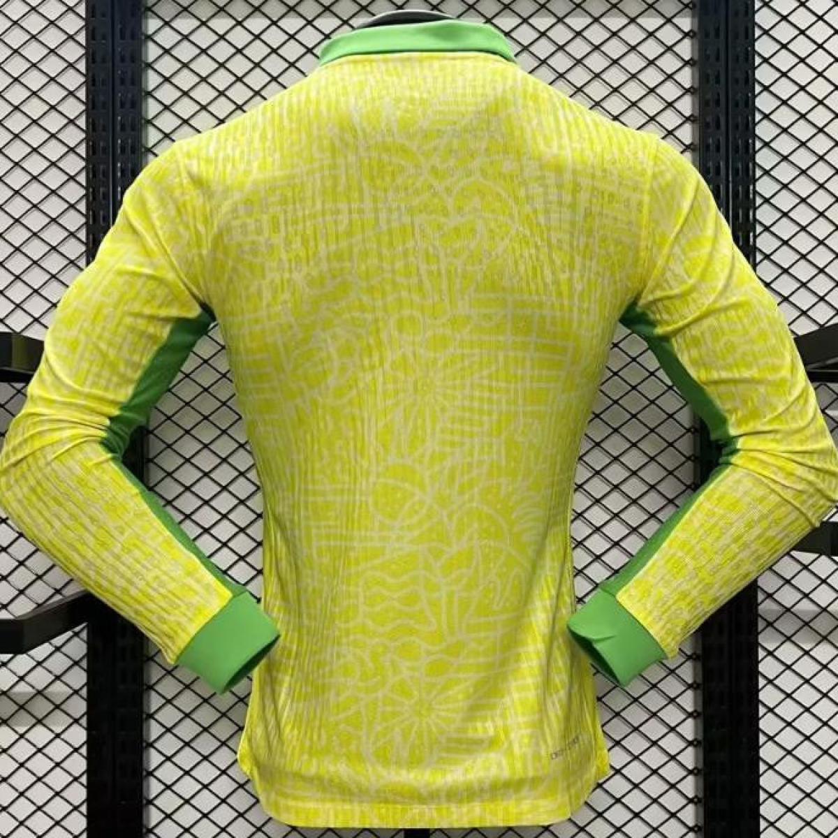 Player Version 2024 Brazil Home Long Sleeve Jersey