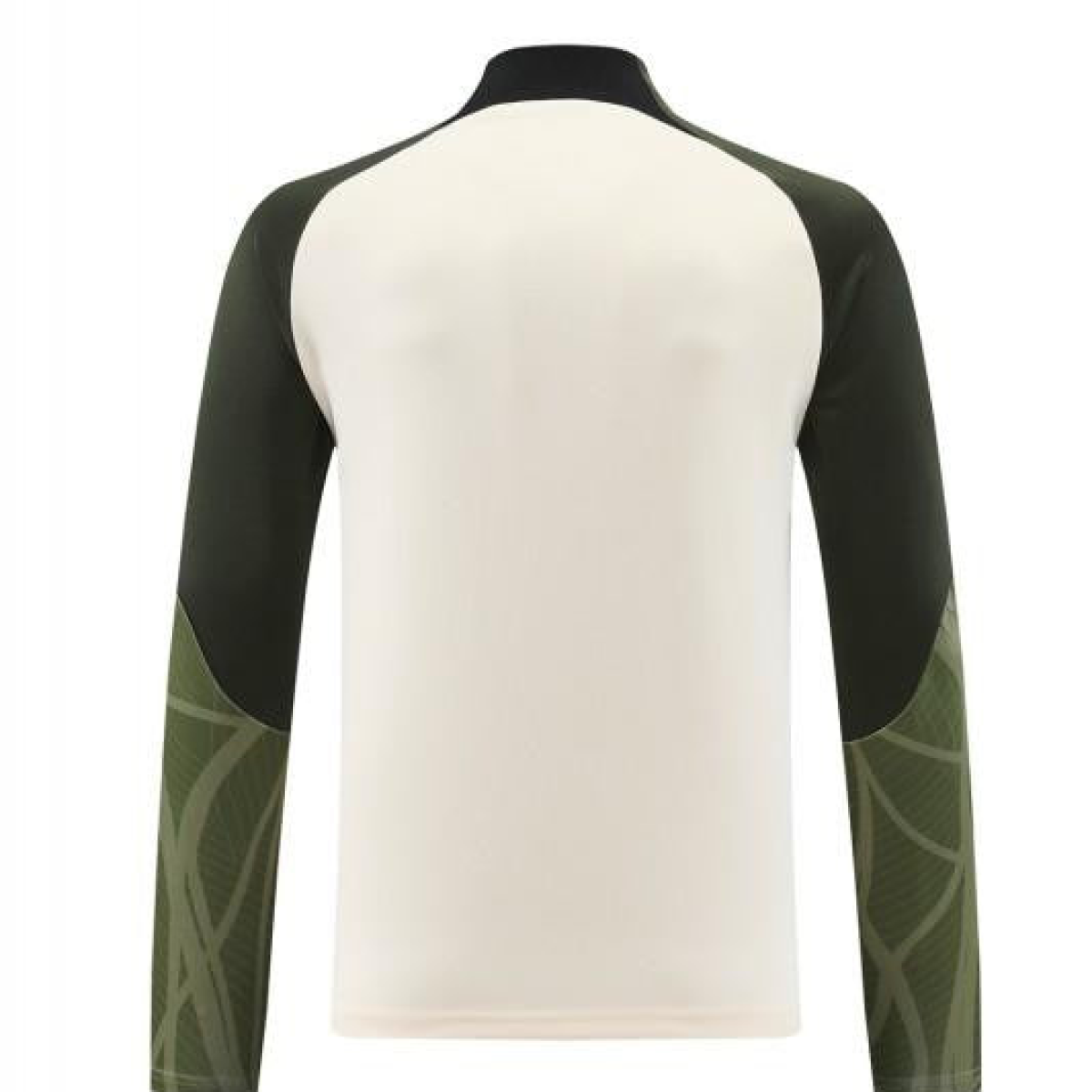23/24 Barcelona Beige Green Half Zipper Jacket+Pants