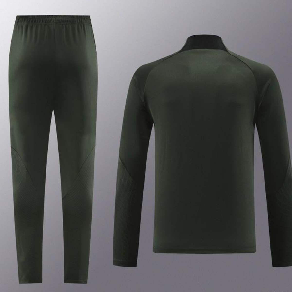 23/24 Barcelona Dark Green Half Zipper Jacket+Pants