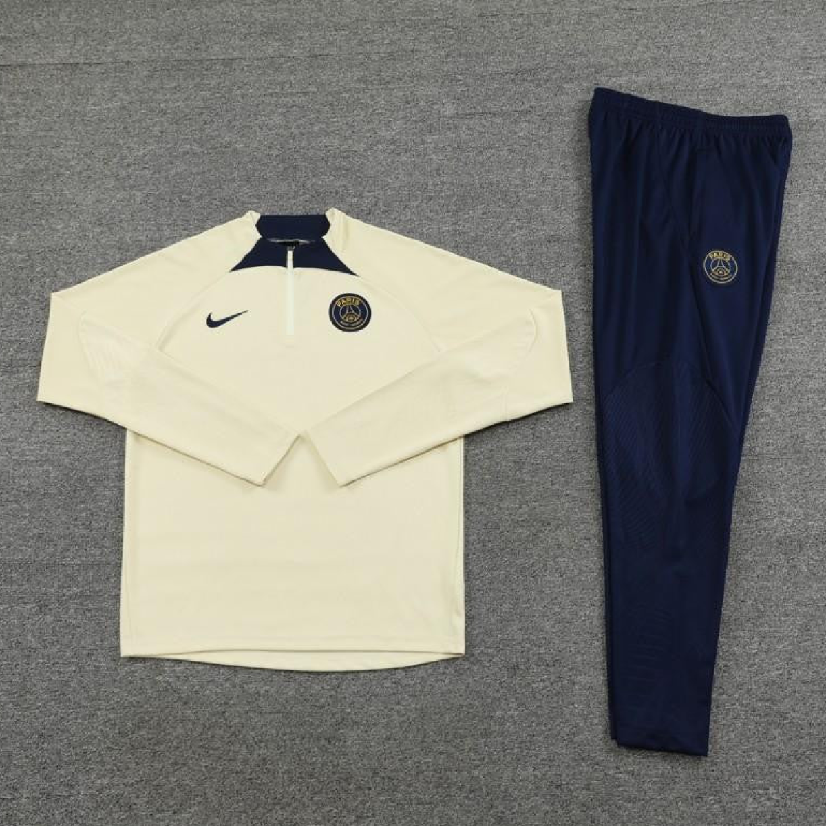 23/24 PSG Yellow Half Zipper Jacket+Pants