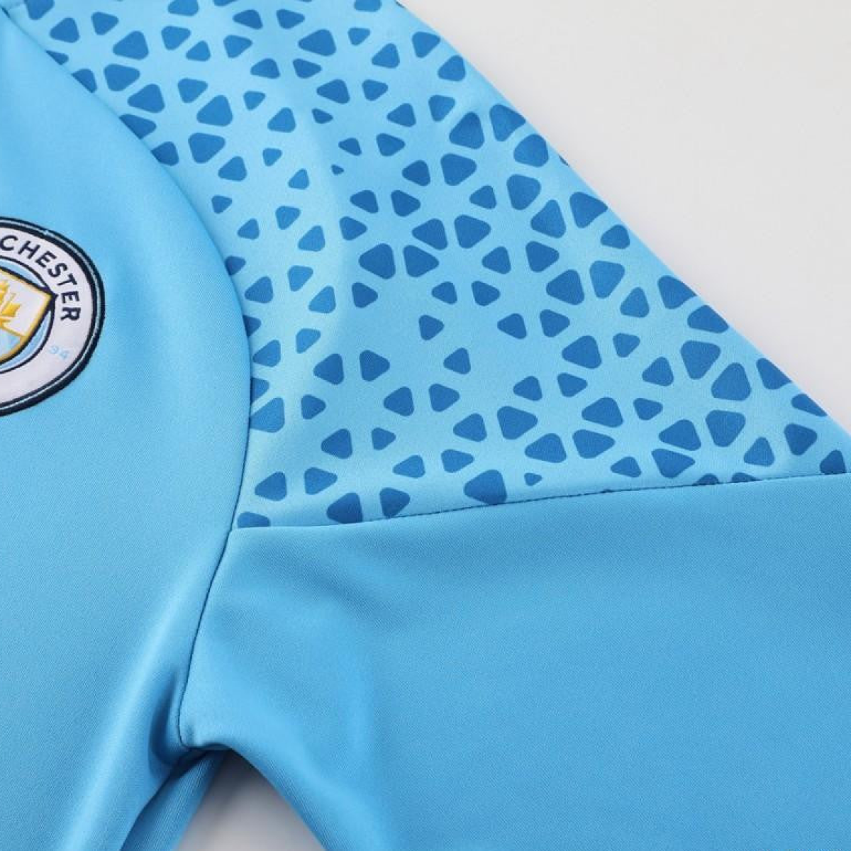 23/24 Manchester City Blue Half Zipper Jacket+Pants