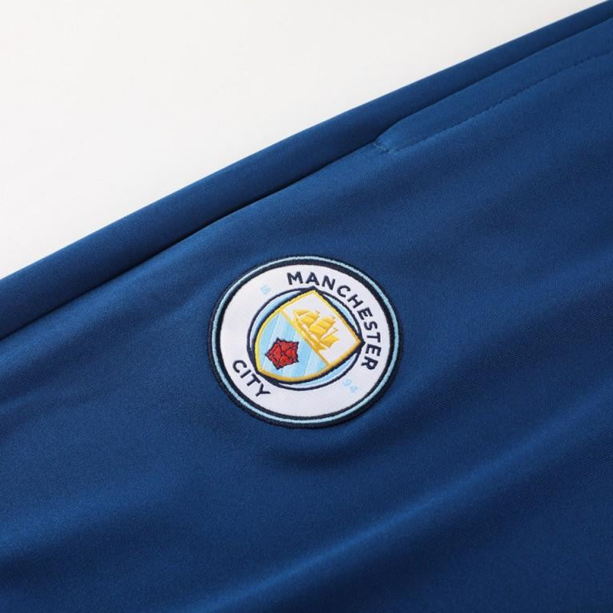 23/24 Manchester City Blue Half Zipper Jacket+Pants