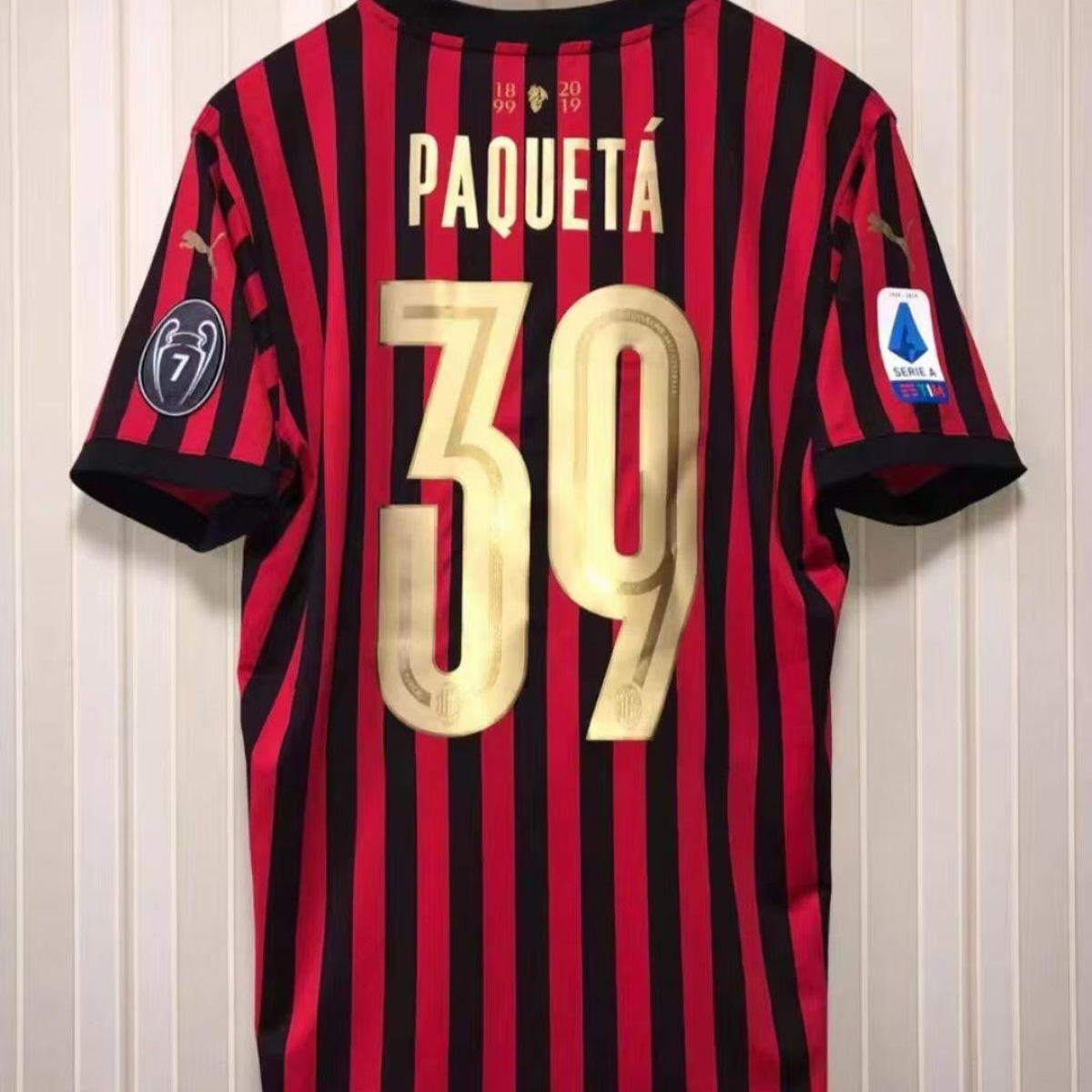 Retro 19/20 AC Milan Anniversary 120TH Home Jersey