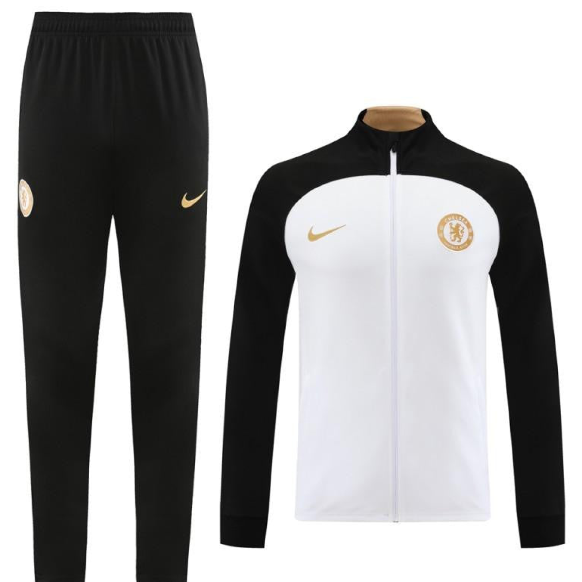 23/24 Chelsea White Full Zipper Jacket+Pants