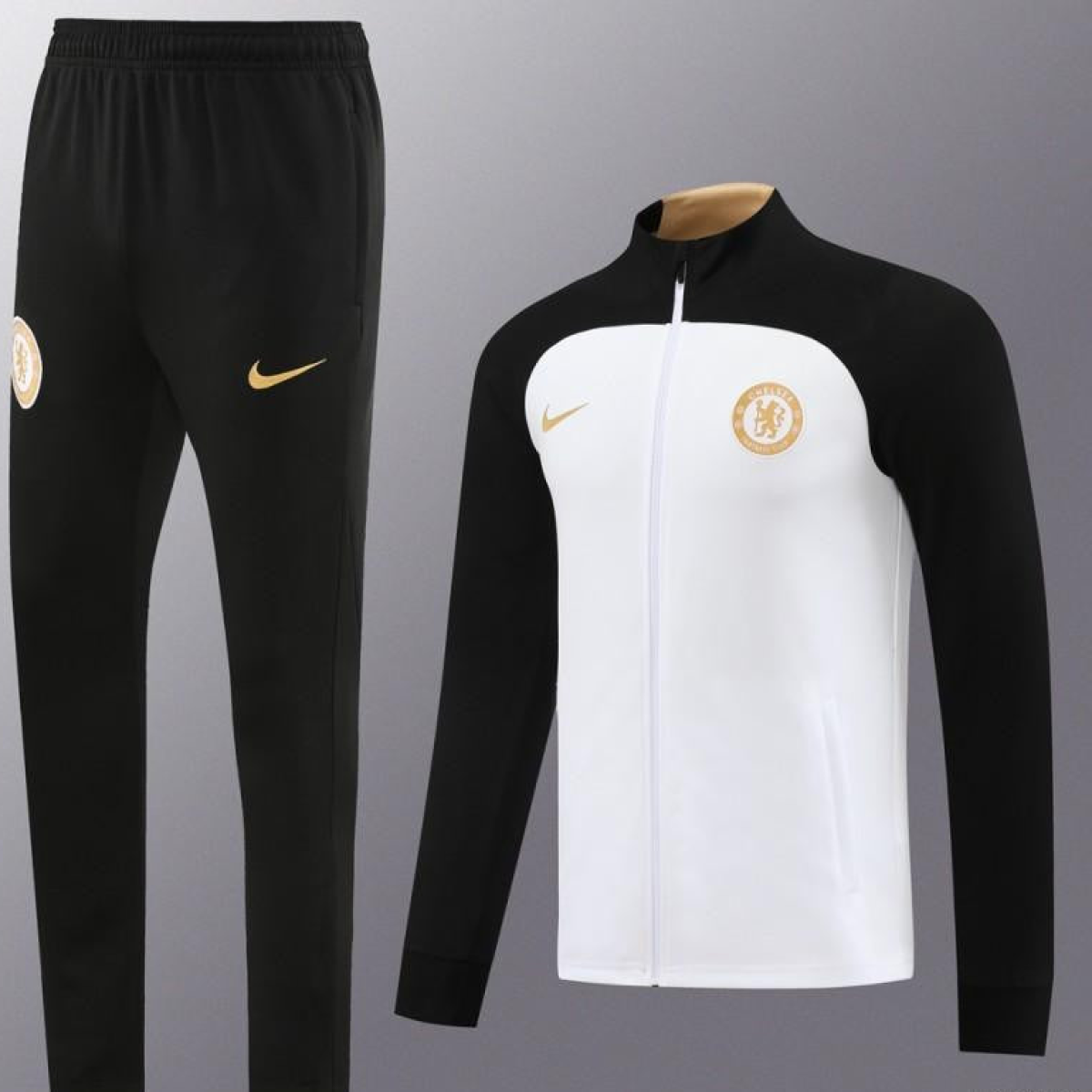 23/24 Chelsea White Full Zipper Jacket+Pants