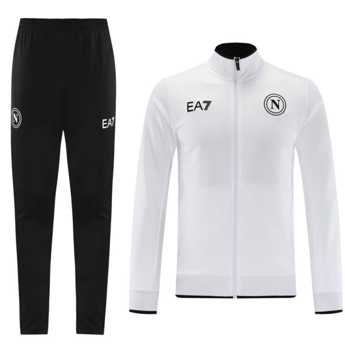 23/24 Napoli White Full Zipper Jacket+Pants