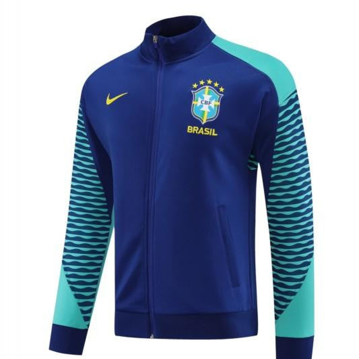 23/24 Brazil Blue Full Zipper Jacket+Pants