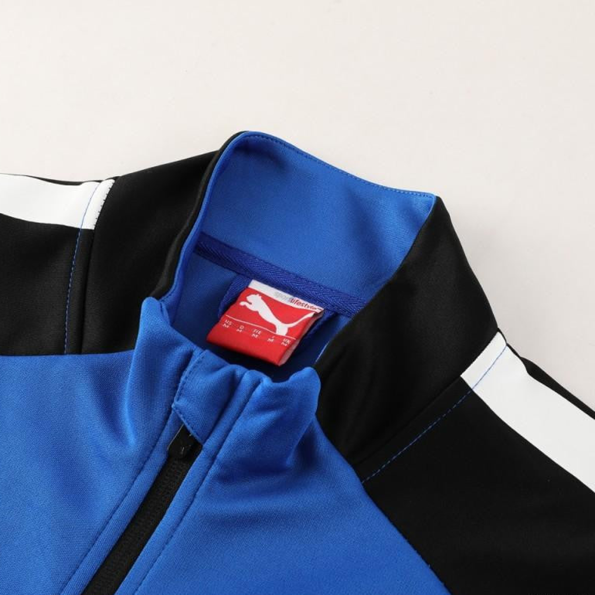 23/24 PUMA Black/Blue Full Zipper Hooide Jacket+Pants