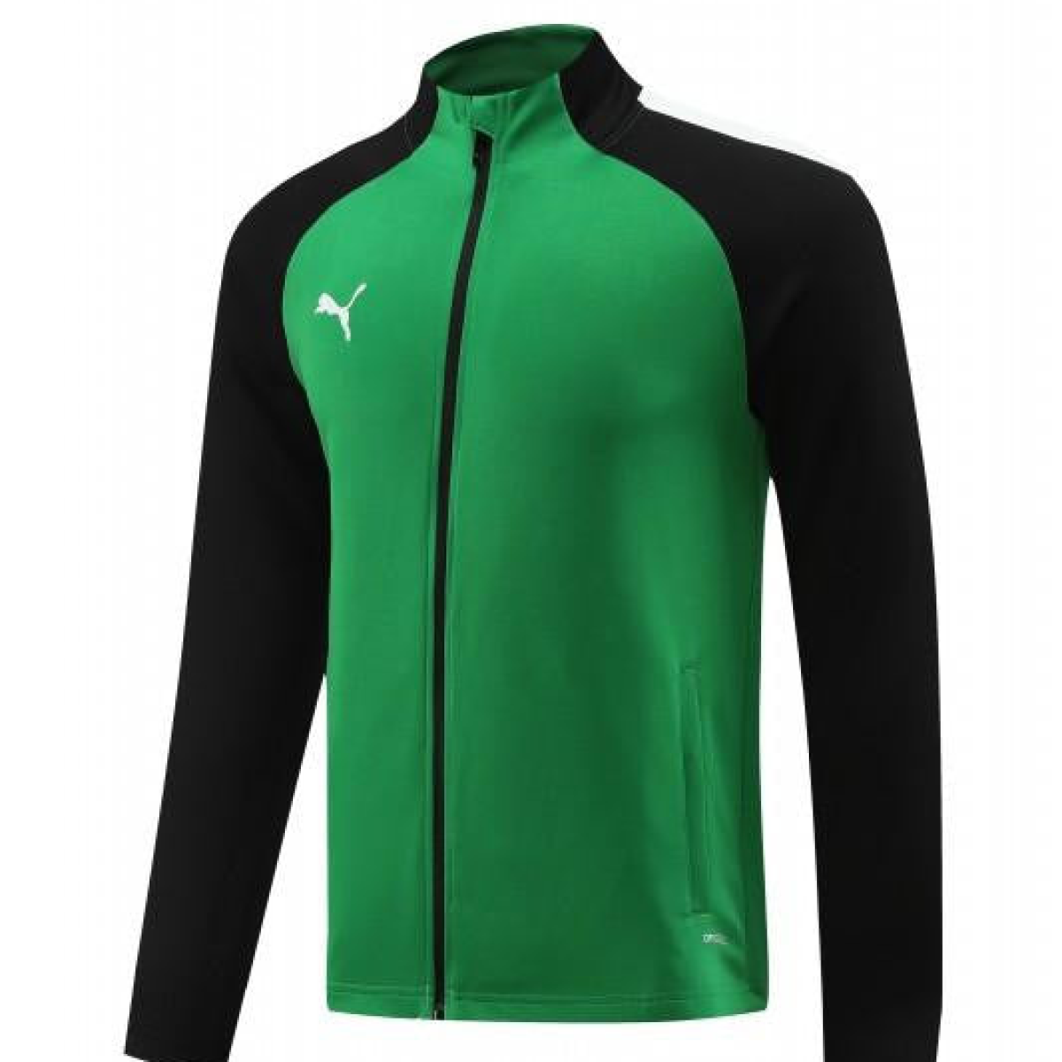 23/24 PUMA Black/Green Full Zipper Hooide Jacket+Pants