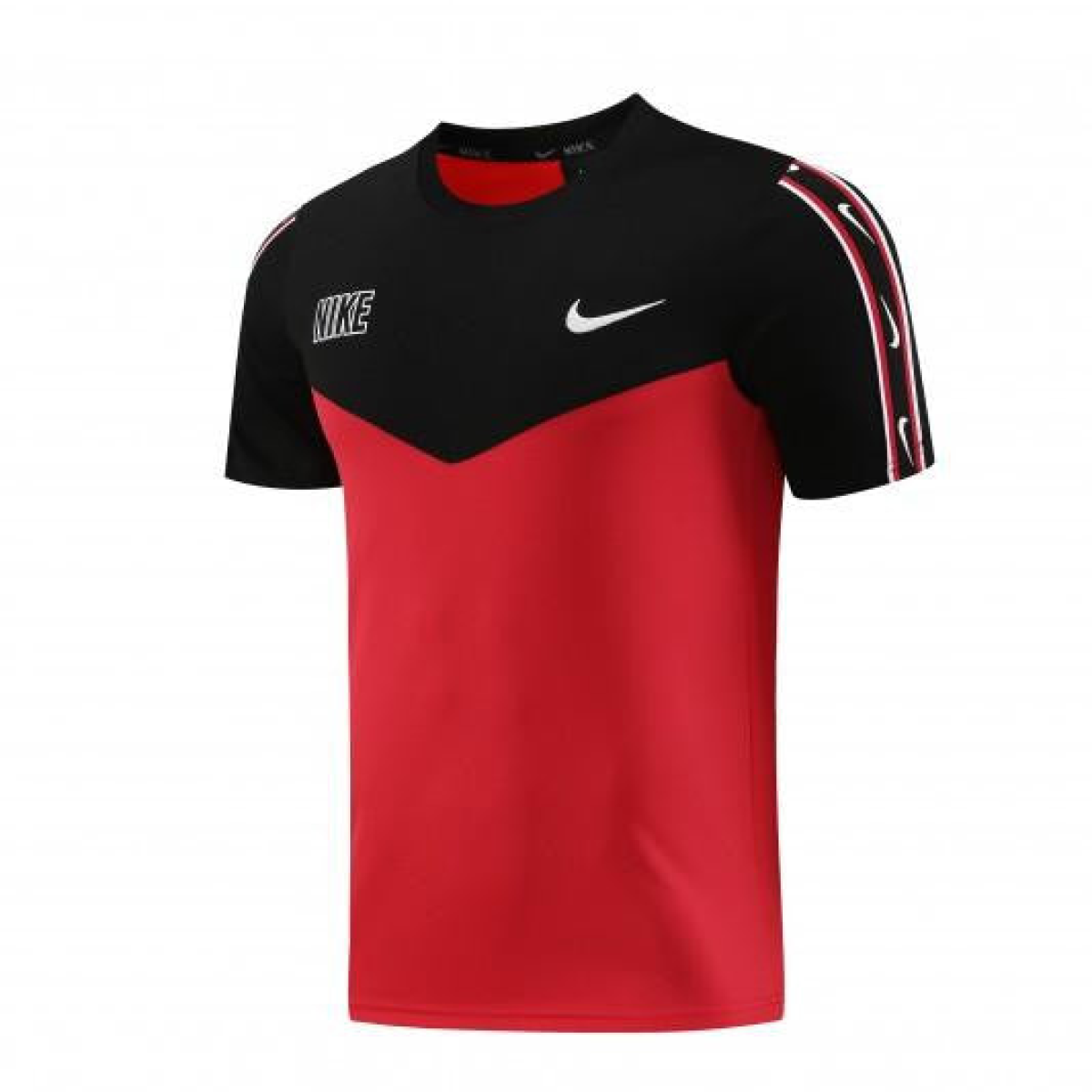 23/24 NIKE Black/Red Short Sleeve Jersey+Pants