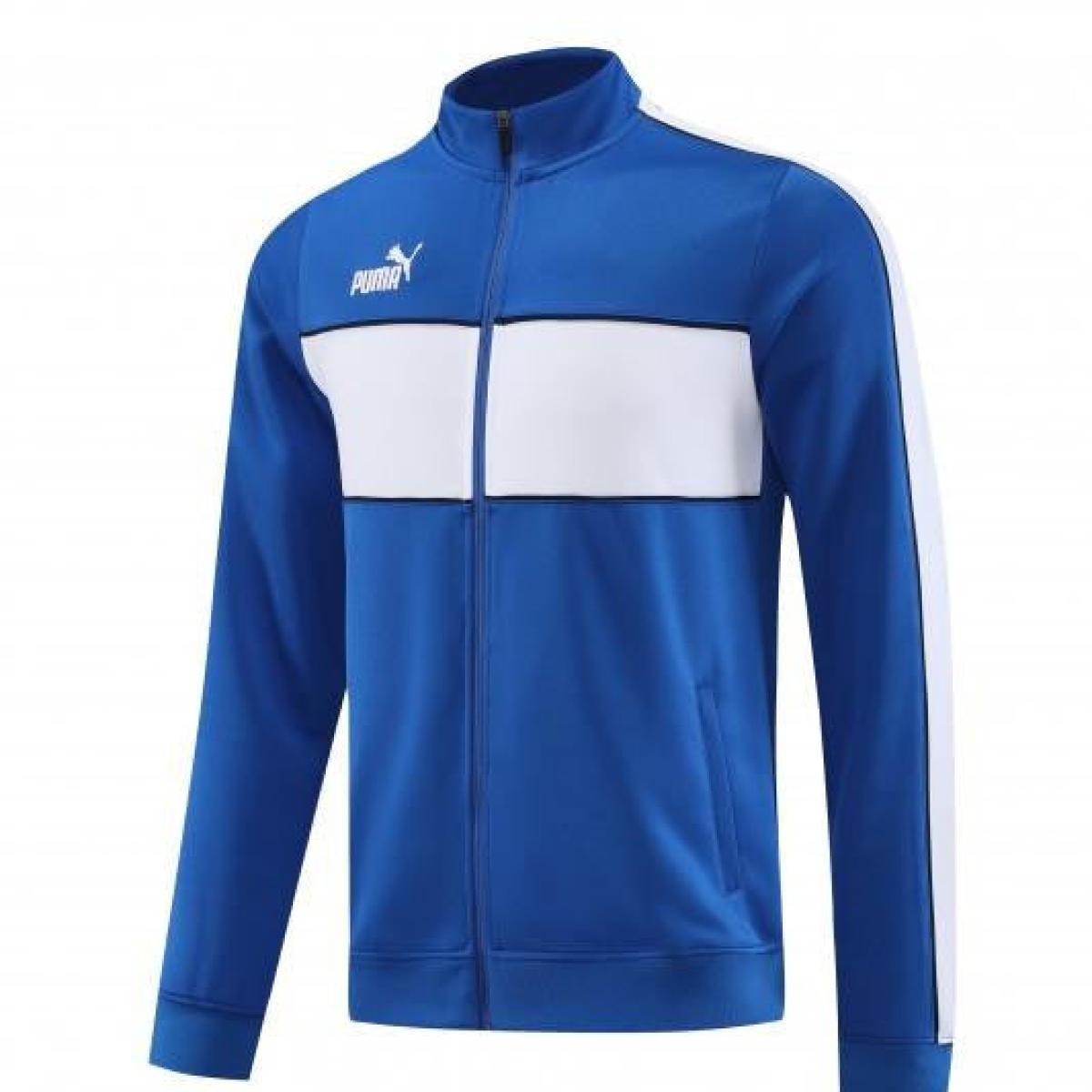 23/24 Puma Blue White Full Zipper Jacket+Pants