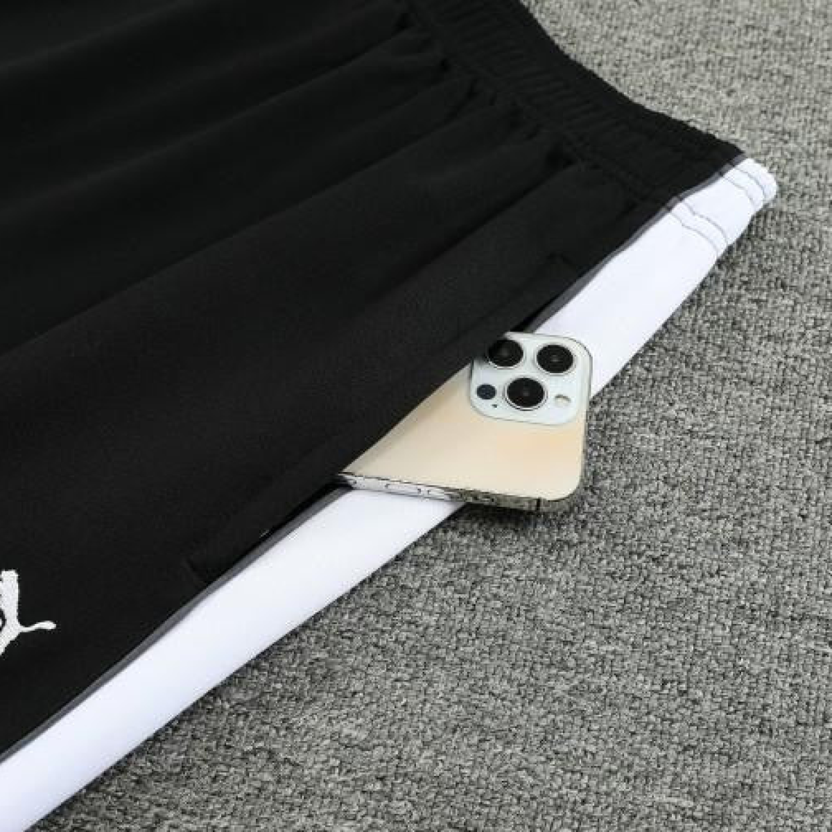 23/24 Puma Black White Full Zipper Jacket+Pants