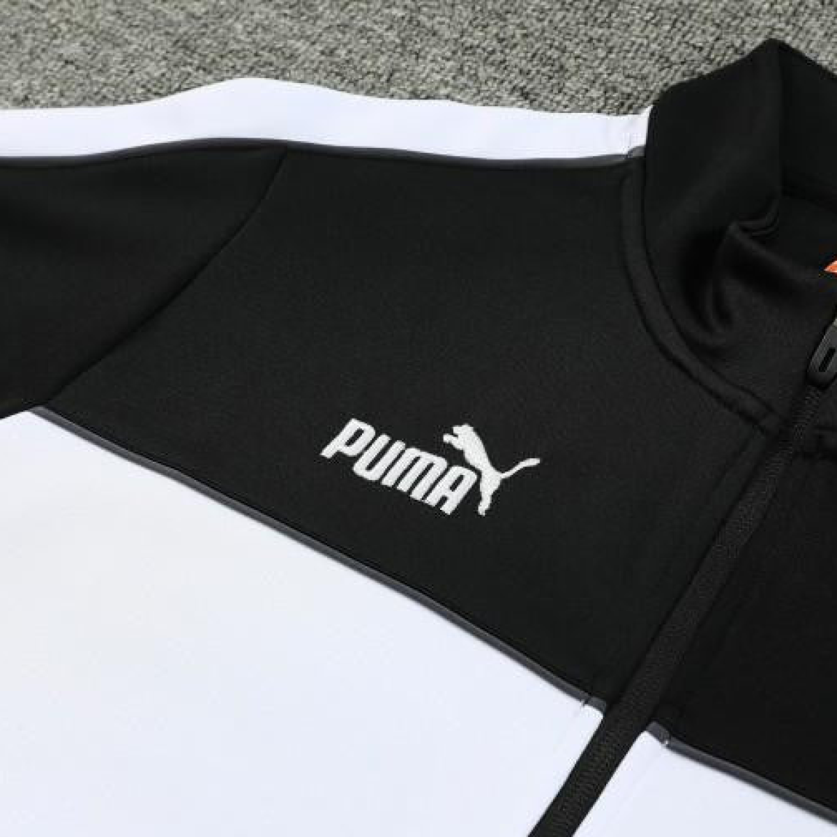 23/24 Puma Black White Full Zipper Jacket+Pants