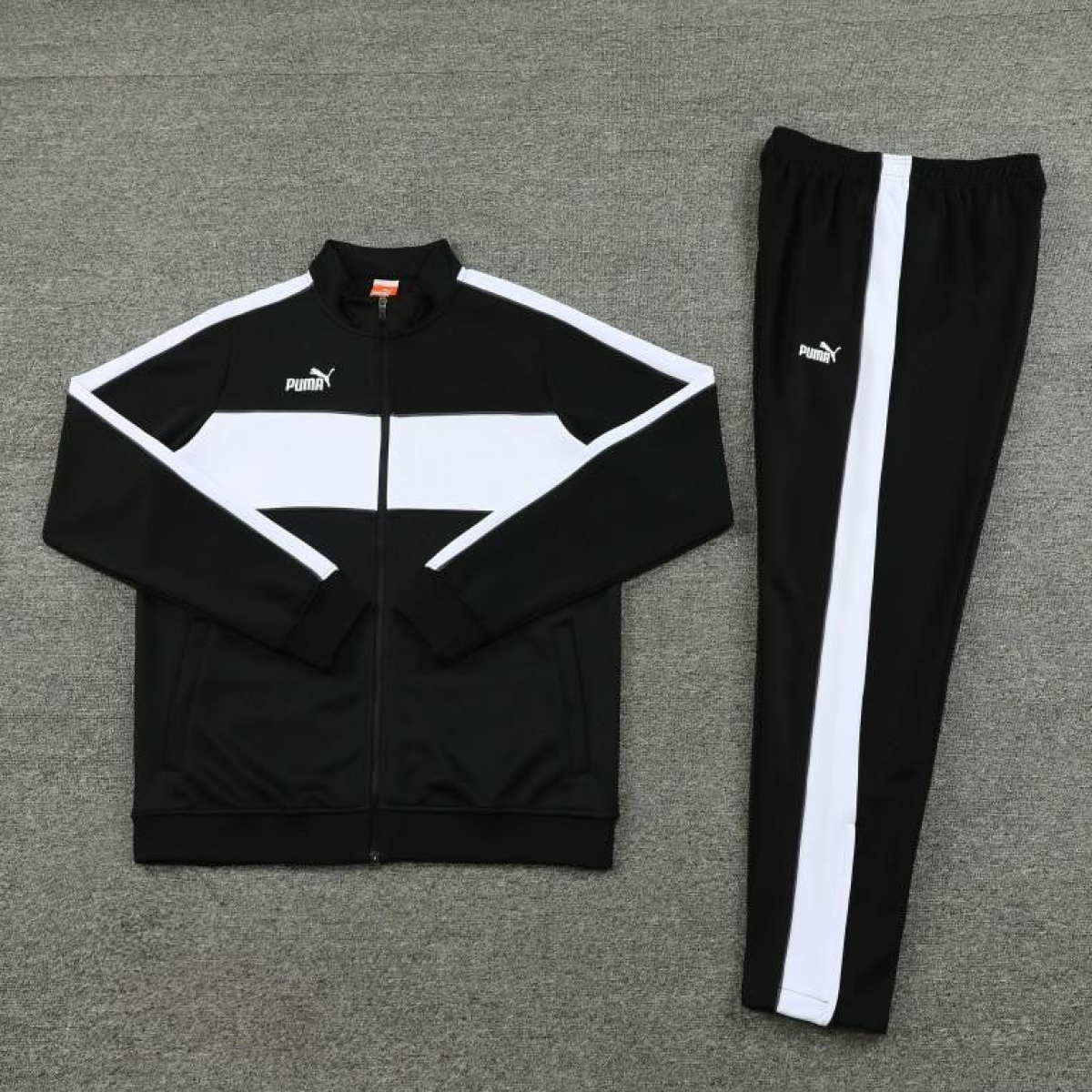 23/24 Puma Black White Full Zipper Jacket+Pants