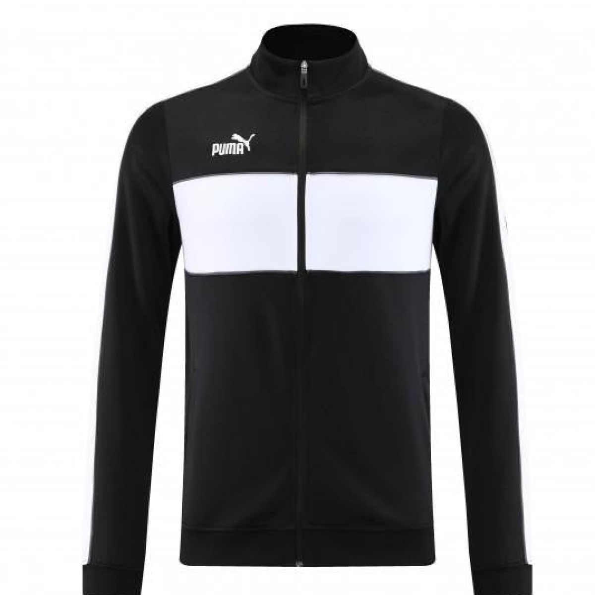 23/24 Puma Black White Full Zipper Jacket+Pants