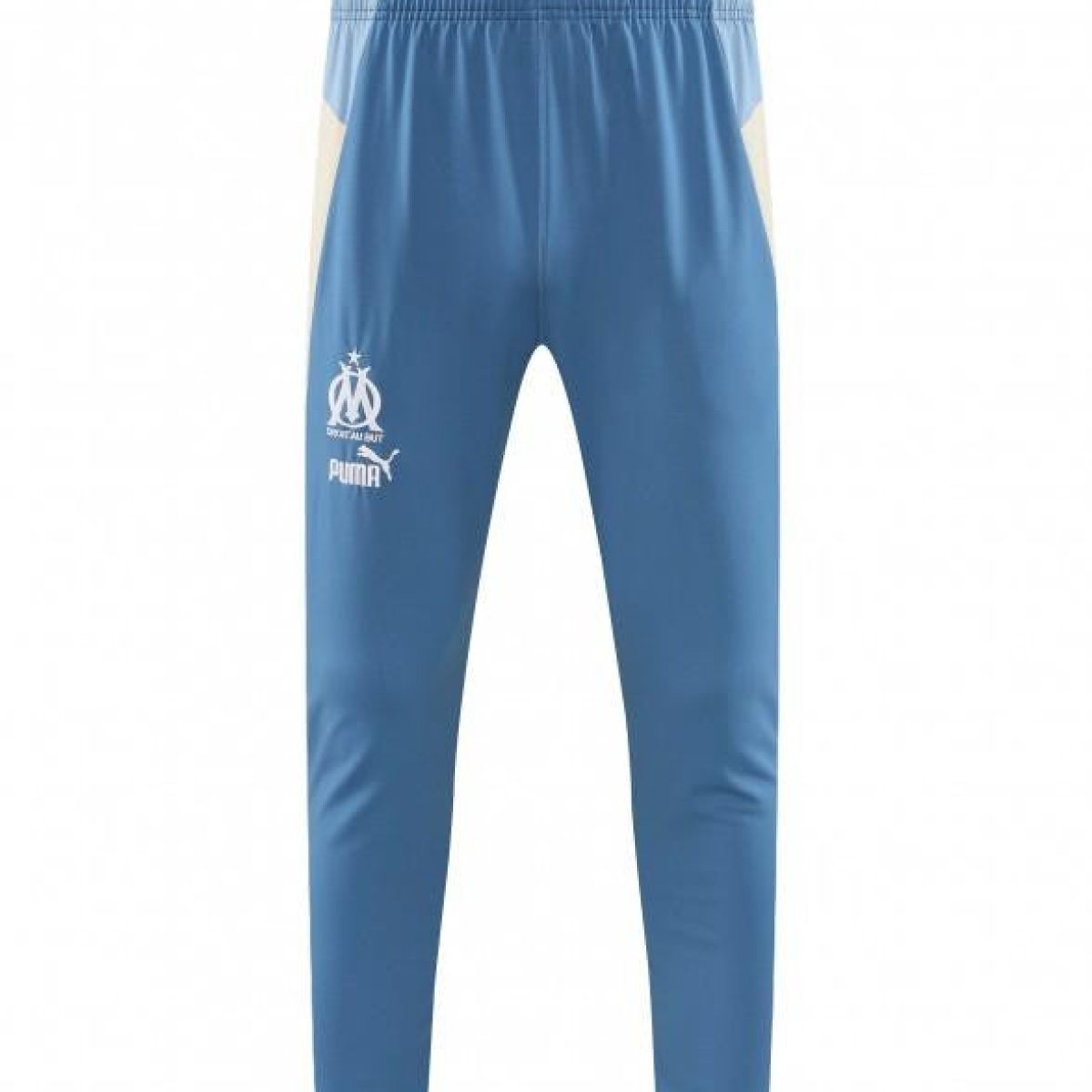 23/24 Olympique Marseille Blue Half Zipper Hoodie Jacket +Pants