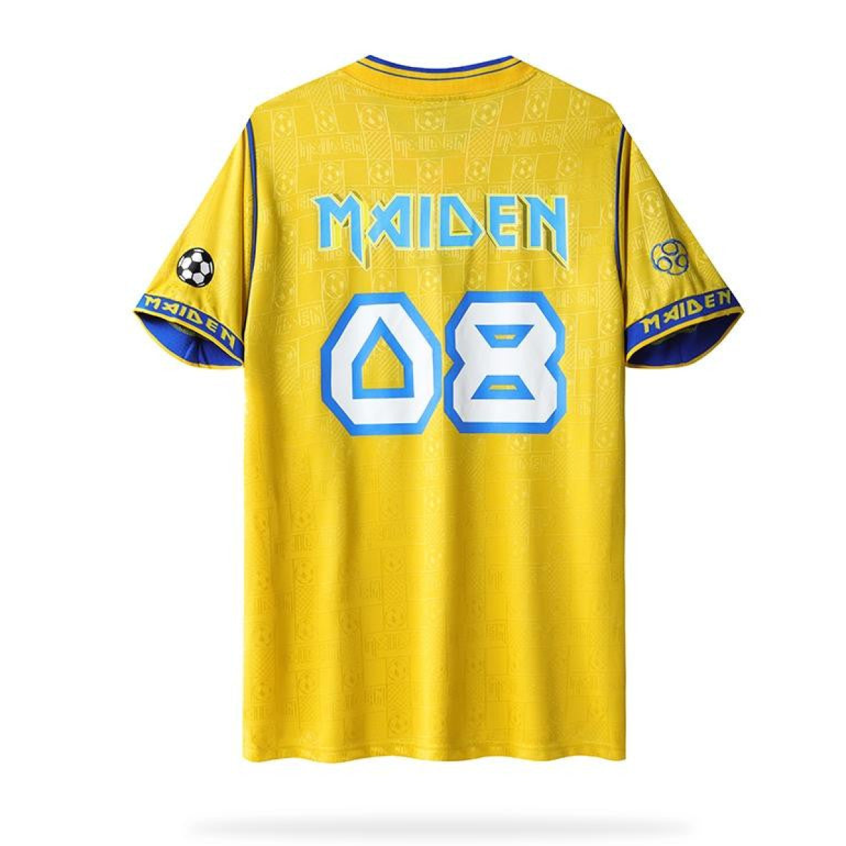 Retro 2018 West Ham United x Iron Maiden Yellow Jersey