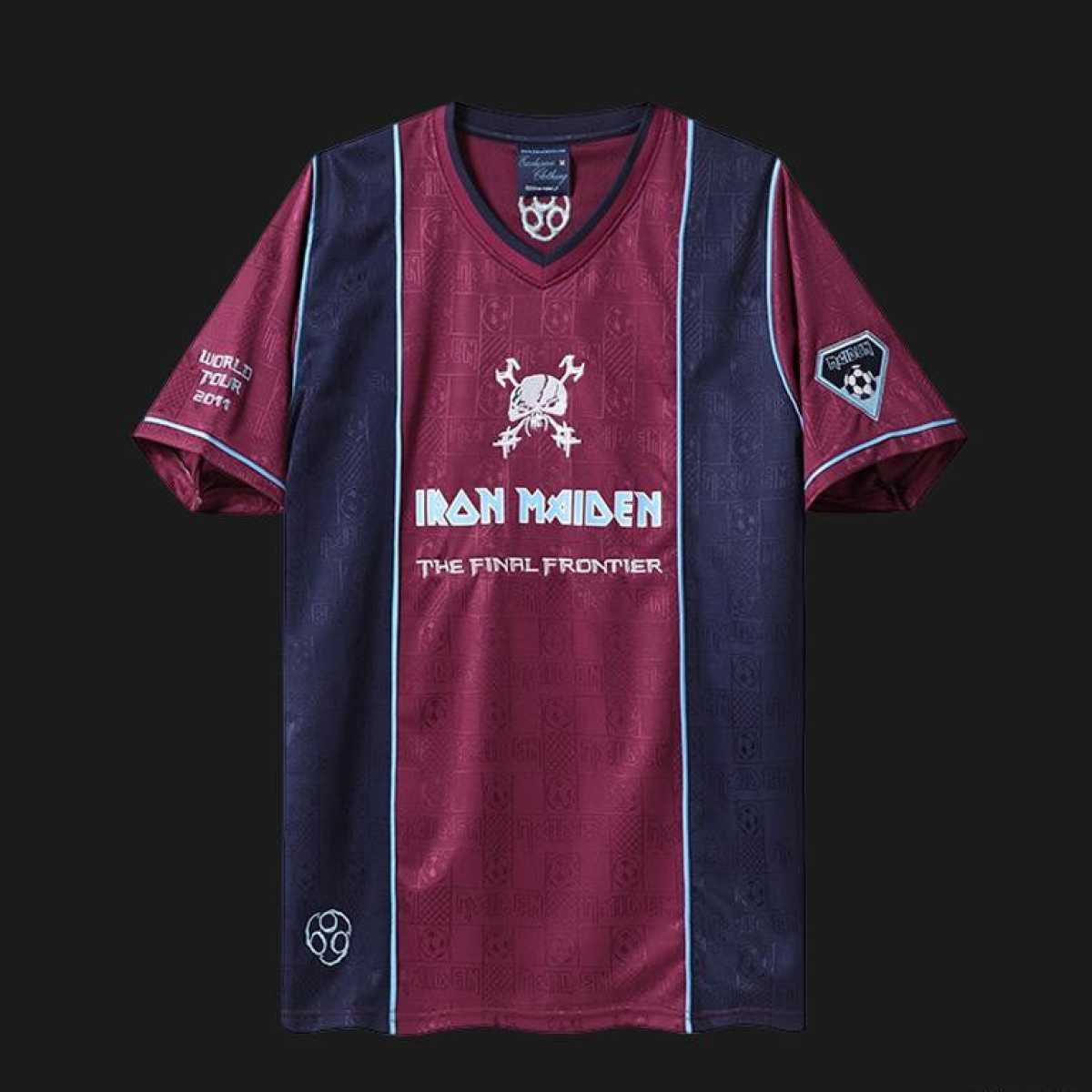 Retro 2011 West Ham United x Iron Maiden Away Jersey