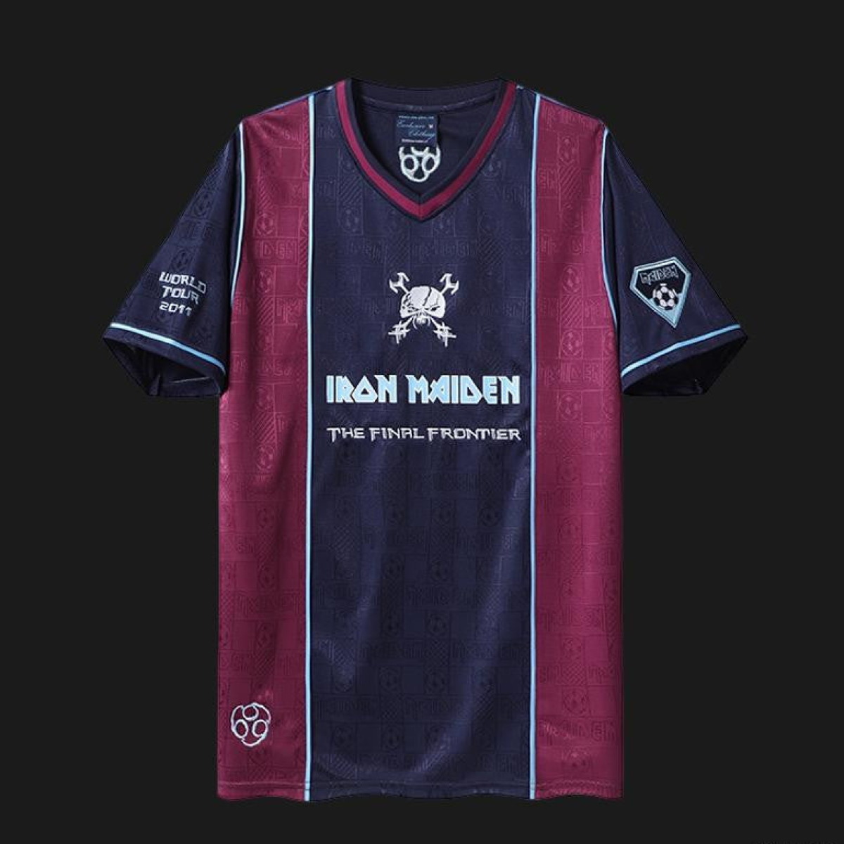 Retro 2011 West Ham United x Iron Maiden Home Jersey