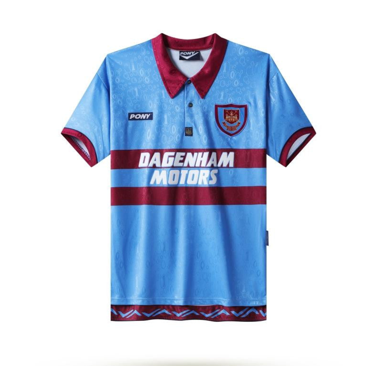 Retro 95/97 West Ham United Away Blue Jersey