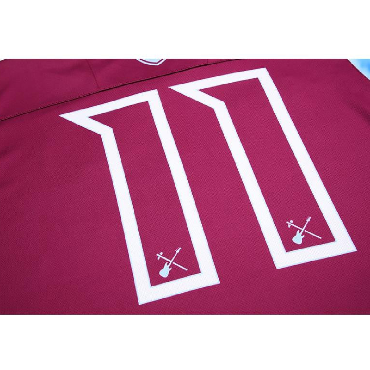 Retro 22/23 Iron Maiden X West Ham Wine/Blue Jersey
