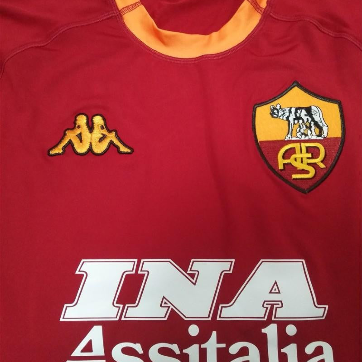 Retro 00/01 AS Roma Home Jersey