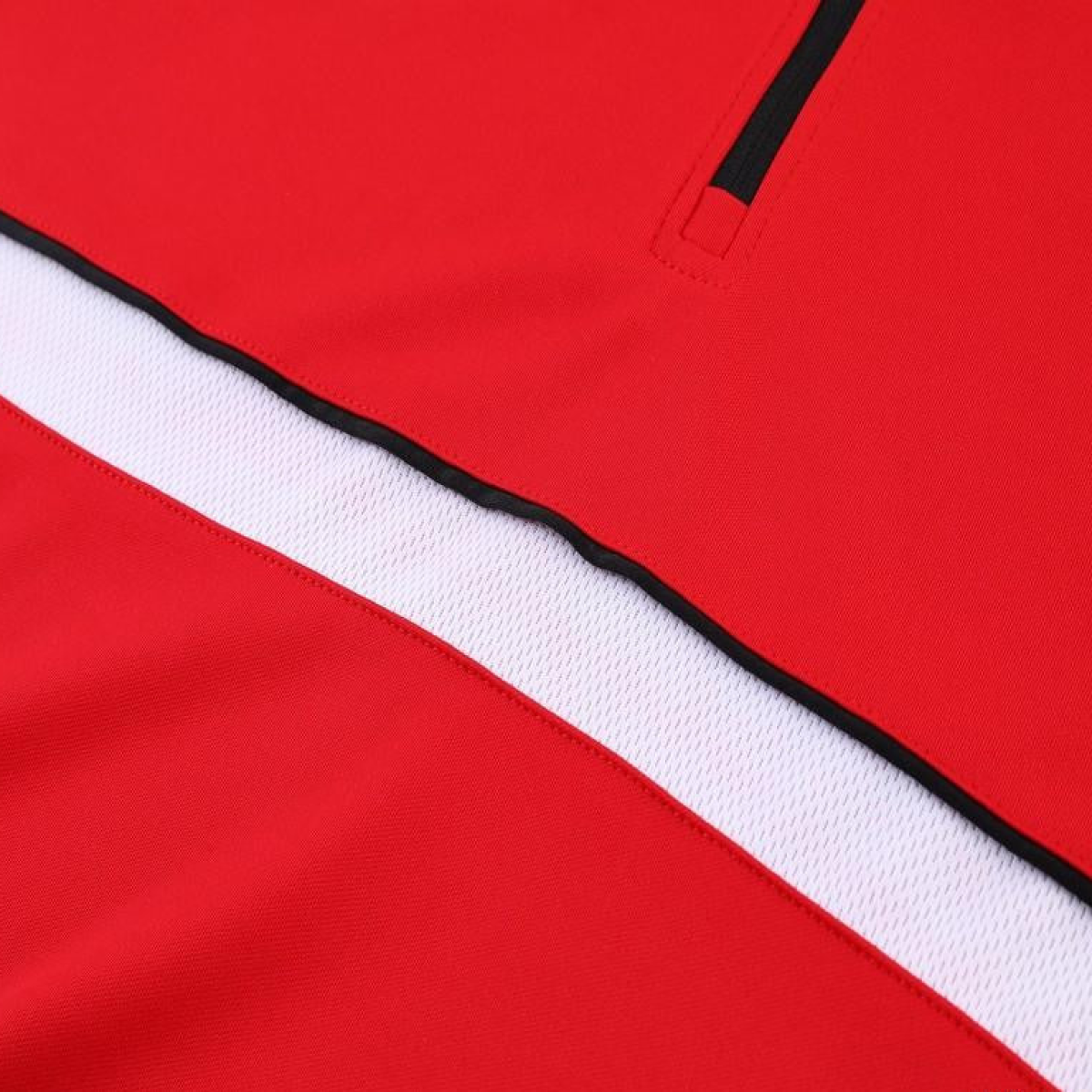 2023 NIKE Red Half Zipper Jacket +Pants