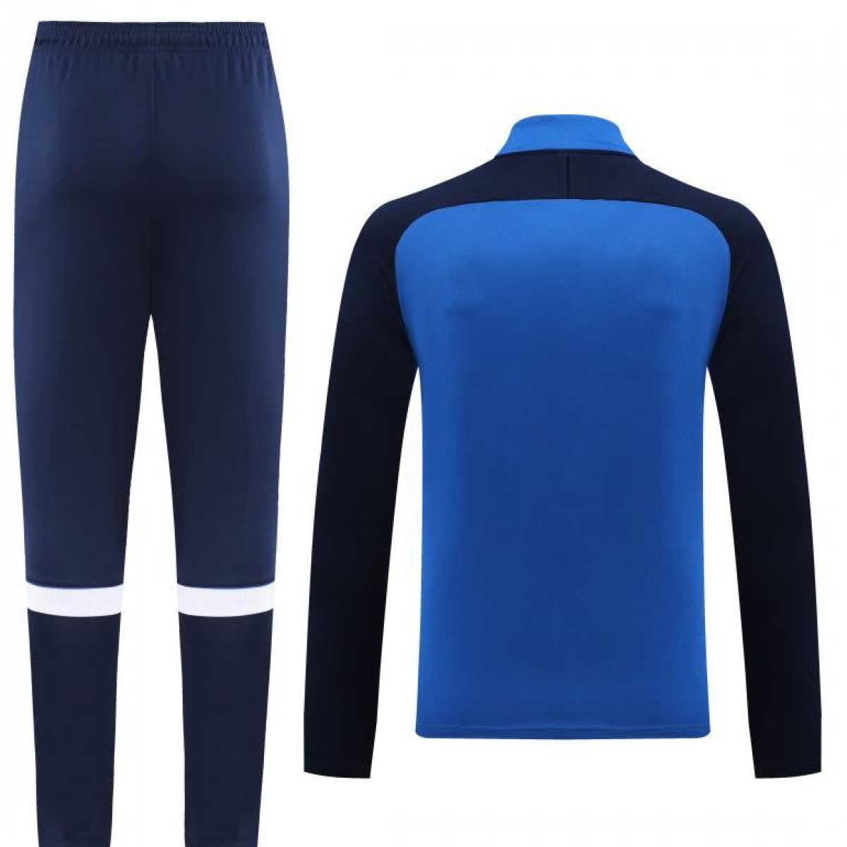 2023 NIKE Blue Black Half Zipper Jacket +Pants