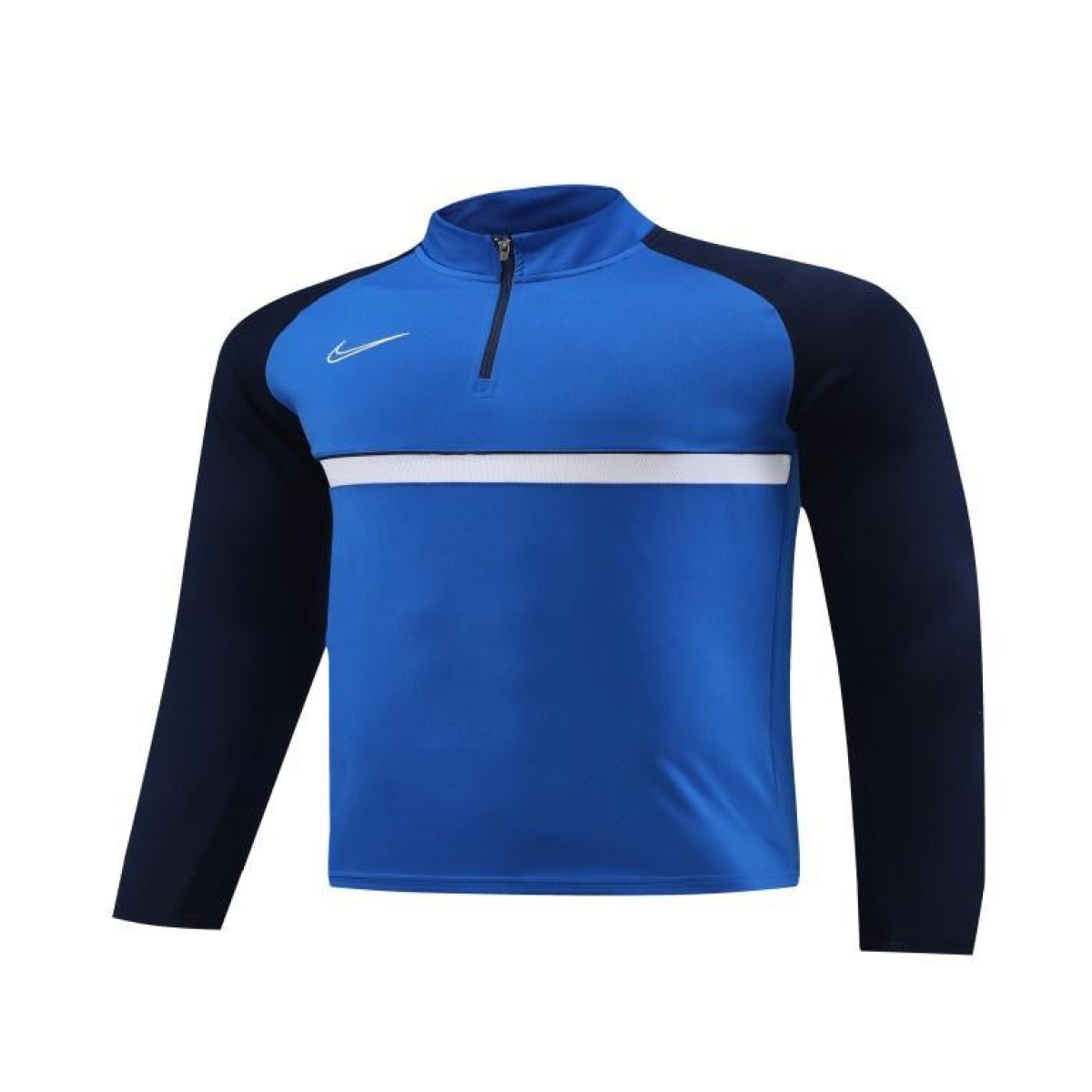 2023 NIKE Blue Black Half Zipper Jacket +Pants