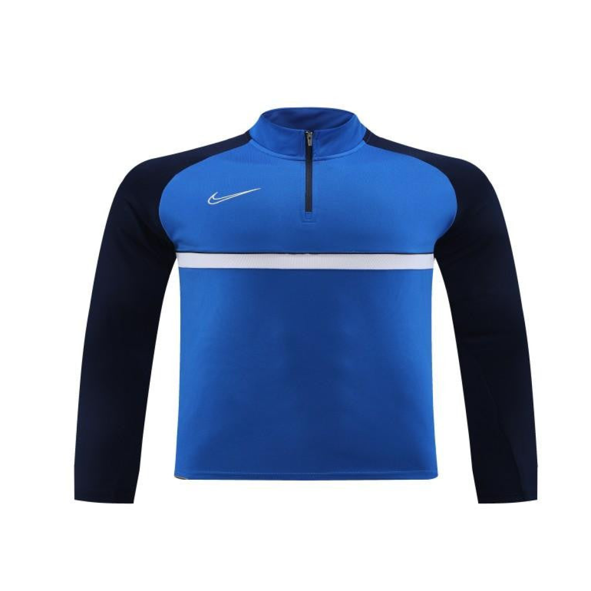2023 NIKE Blue Black Half Zipper Jacket +Pants