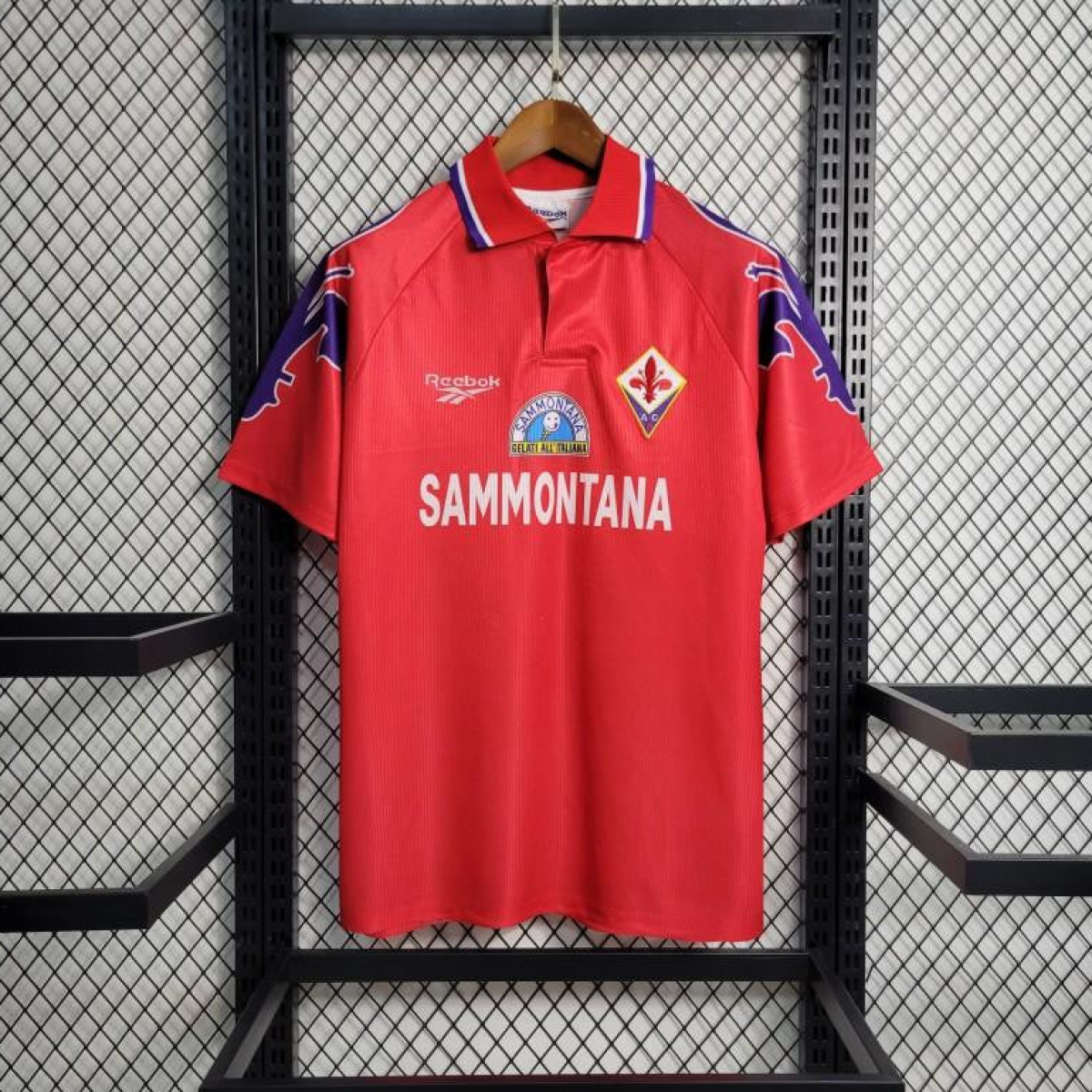 Retro 95-96 Fiorentina Third Red Jersey
