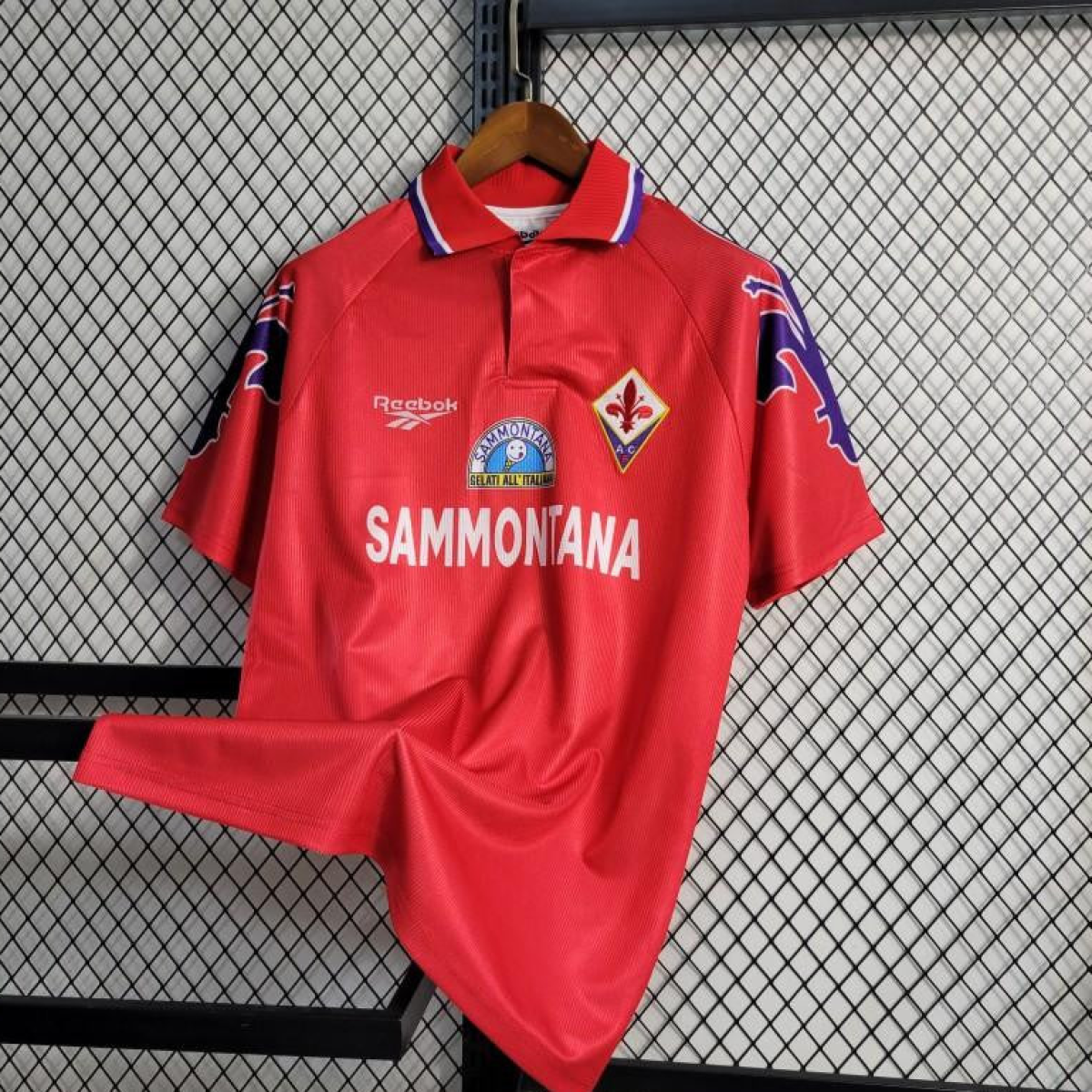 Retro 95-96 Fiorentina Third Red Jersey